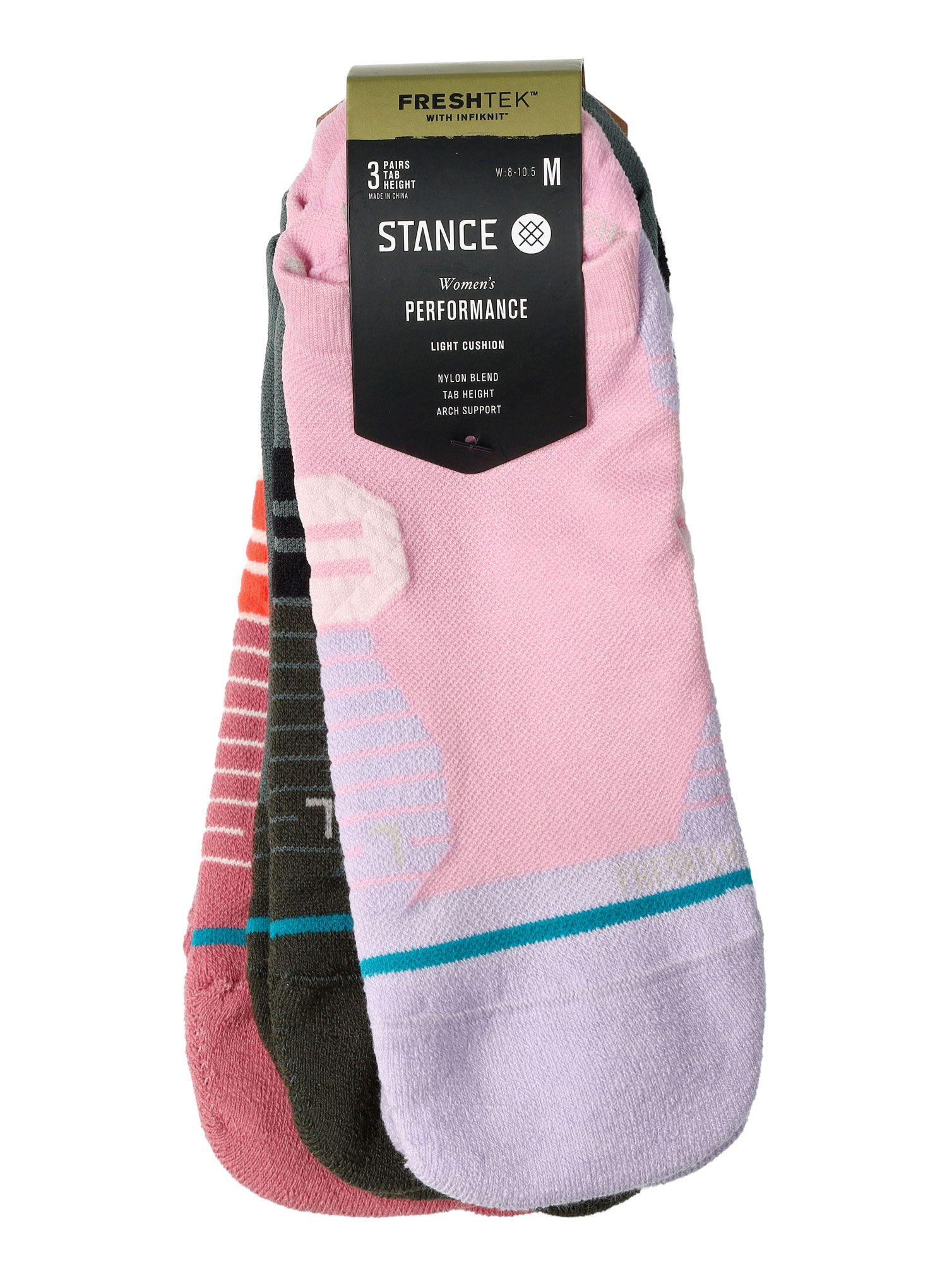 Běžecké ponožky dámské Stance Core 3 Pack - lilacice