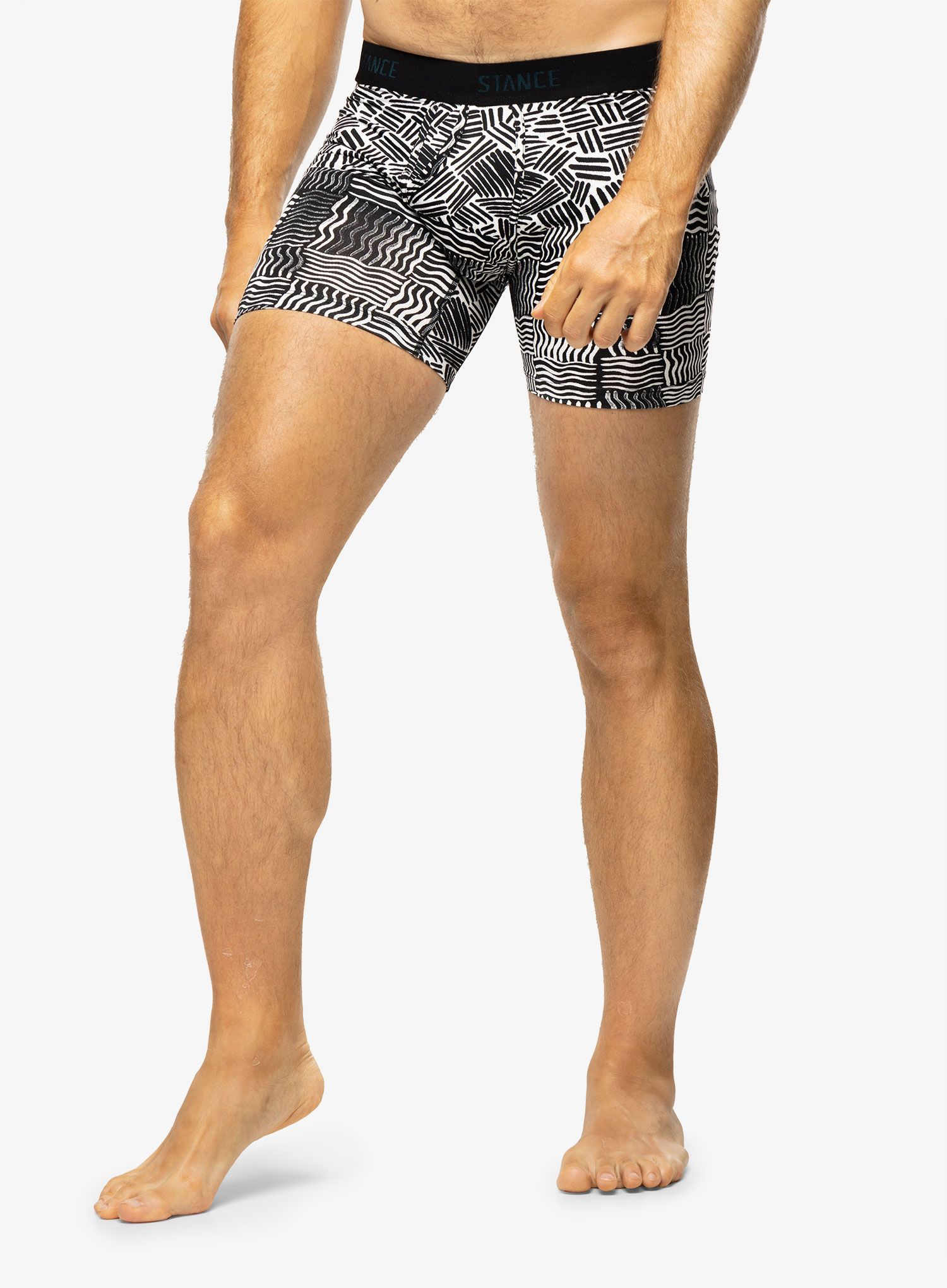 Termoaktivní boxerky Stance Crosshatch Wholester - black