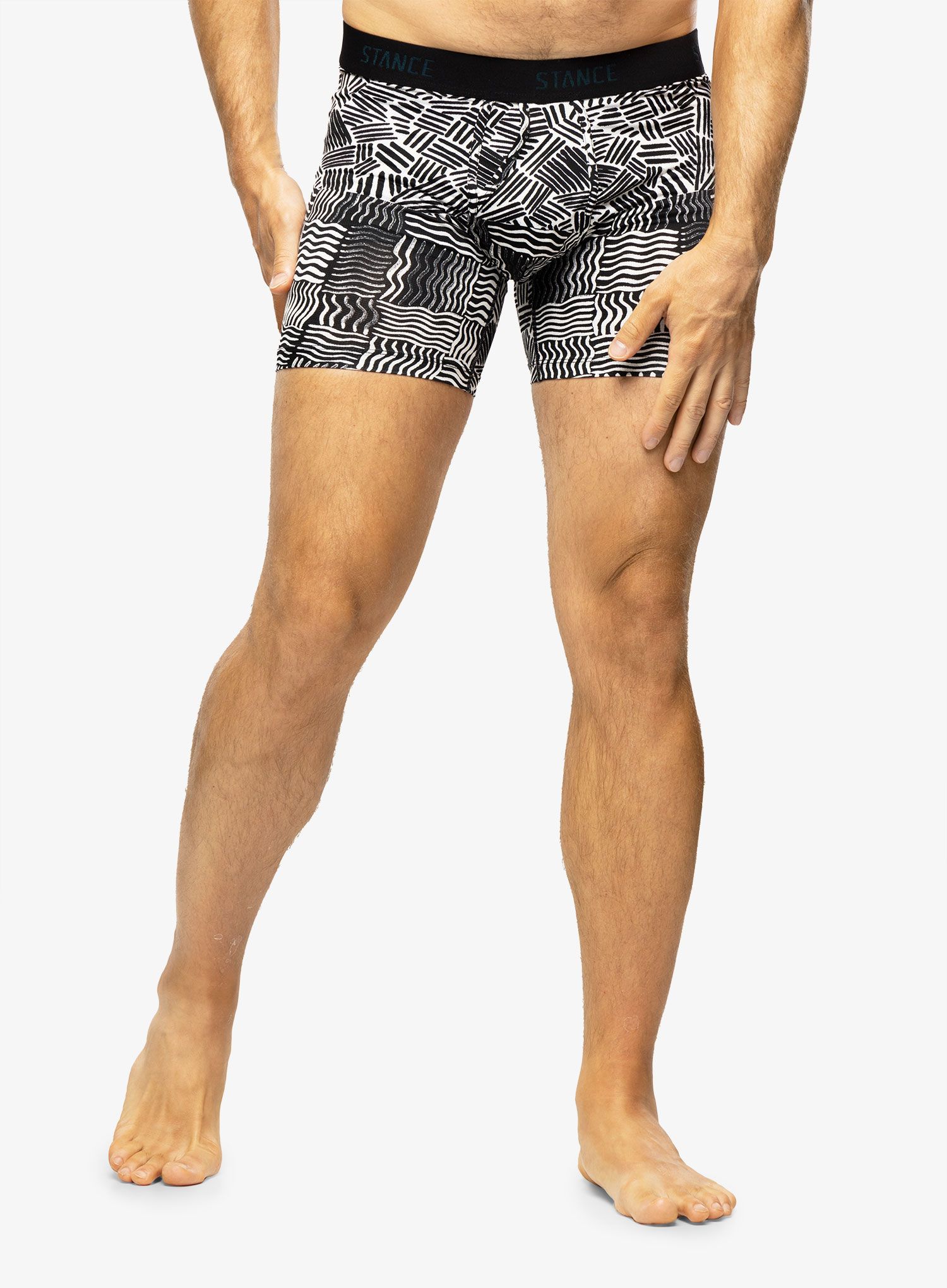 Termoaktivní boxerky Stance Crosshatch Wholester - black