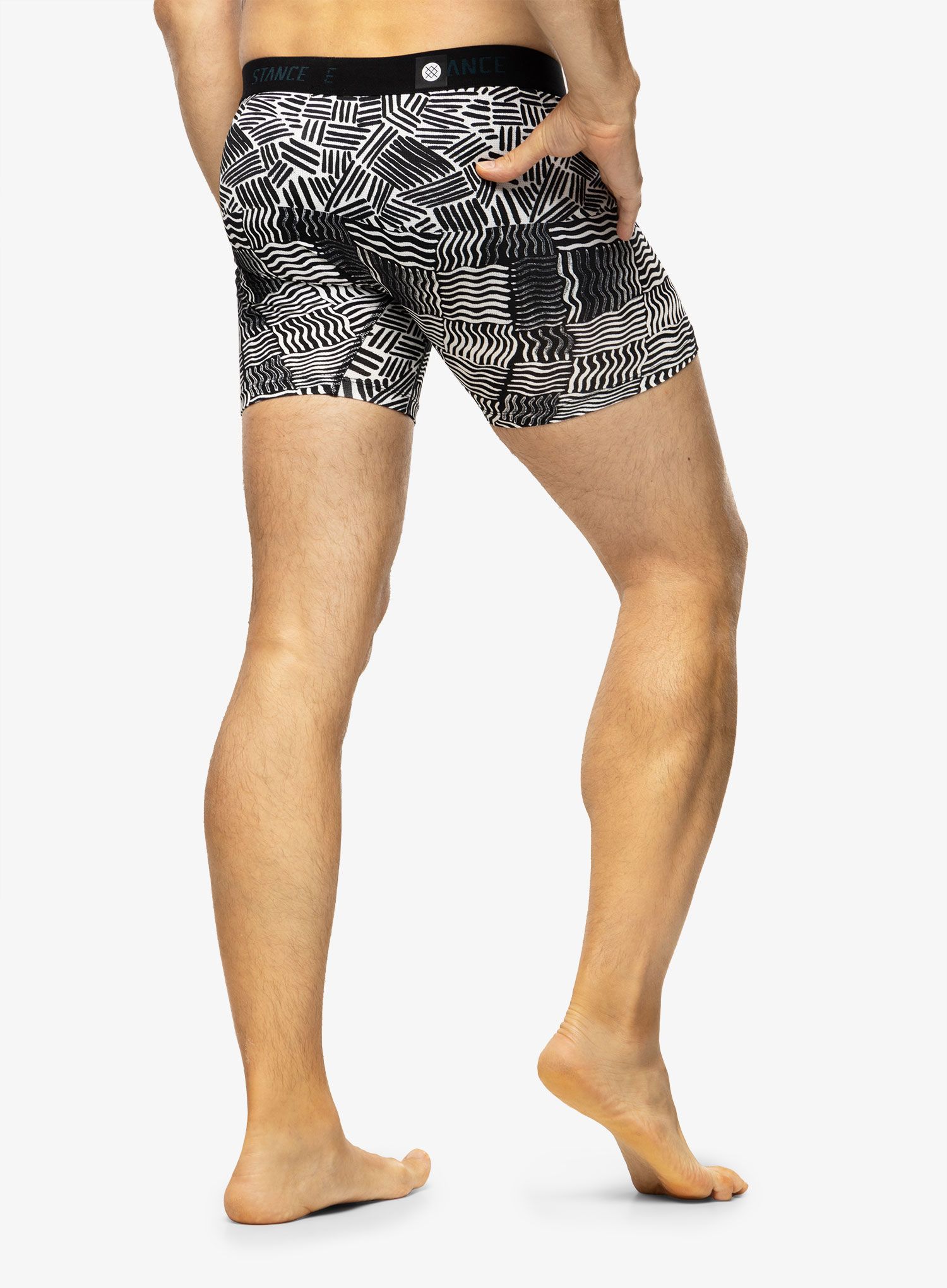 Termoaktivní boxerky Stance Crosshatch Wholester - black