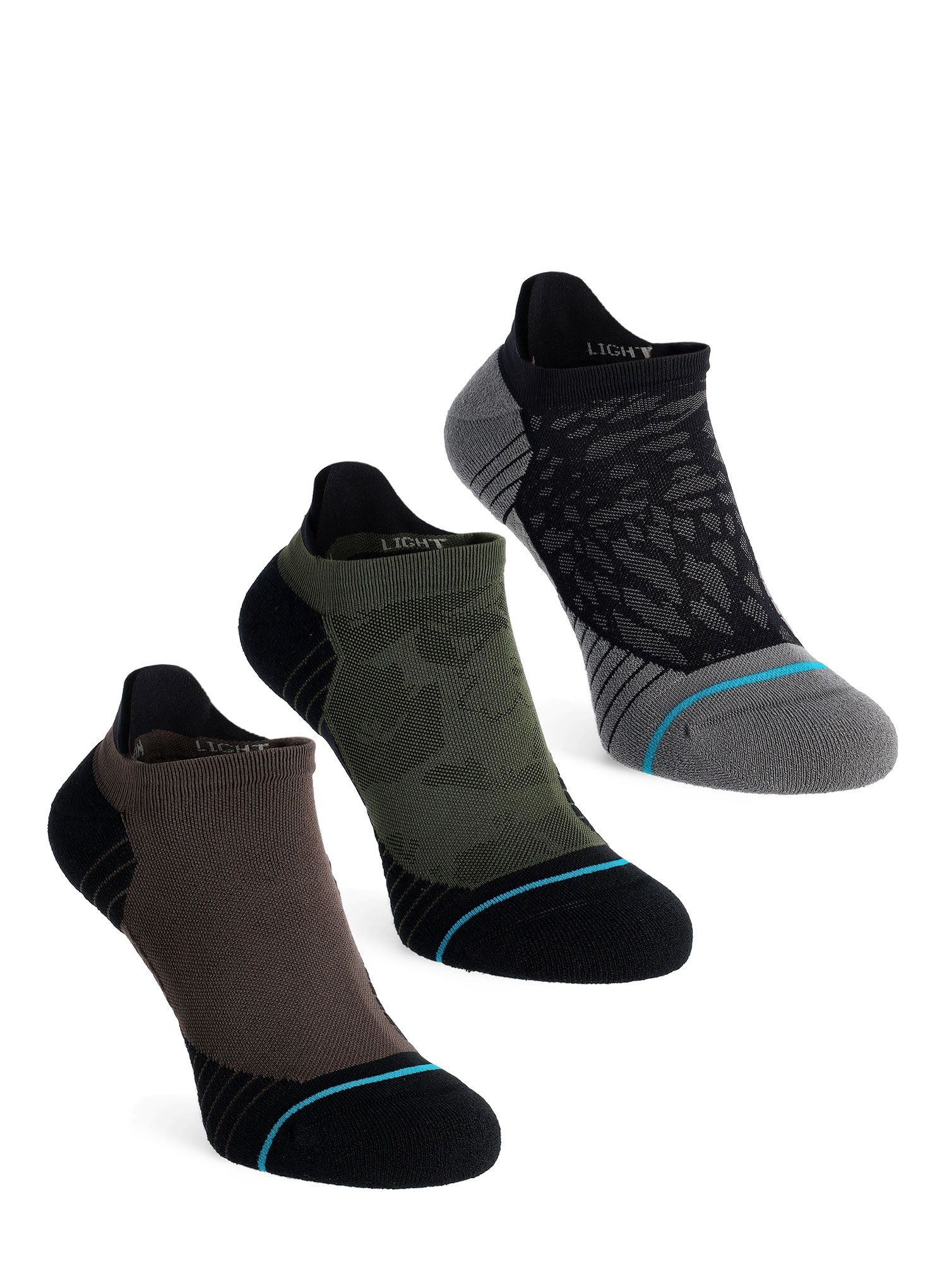Běžecké ponožky Stance Deepwood Tab 3 Pack - multi