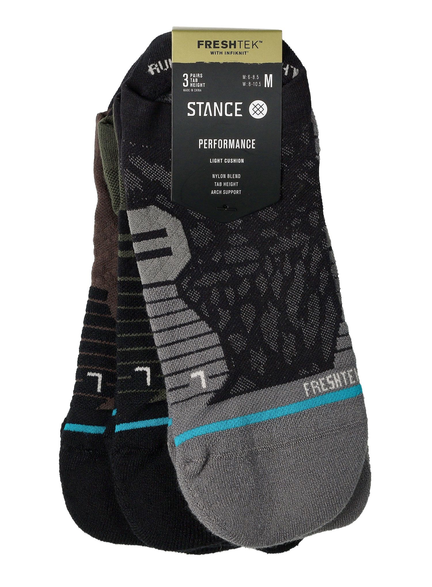 Běžecké ponožky Stance Deepwood Tab 3 Pack - multi