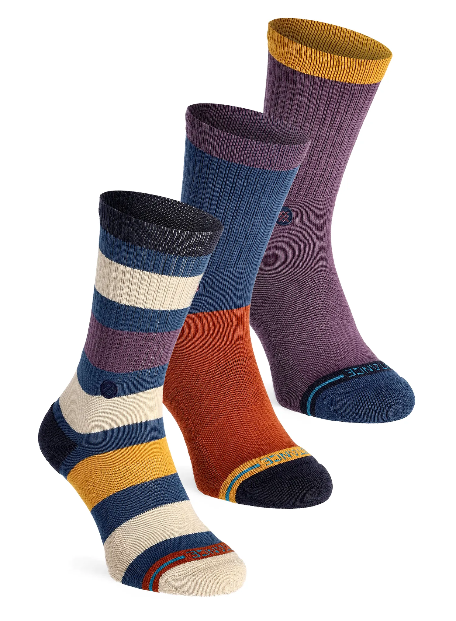 Ponožky Stance Dexter 3-Pack Crew - dark royal