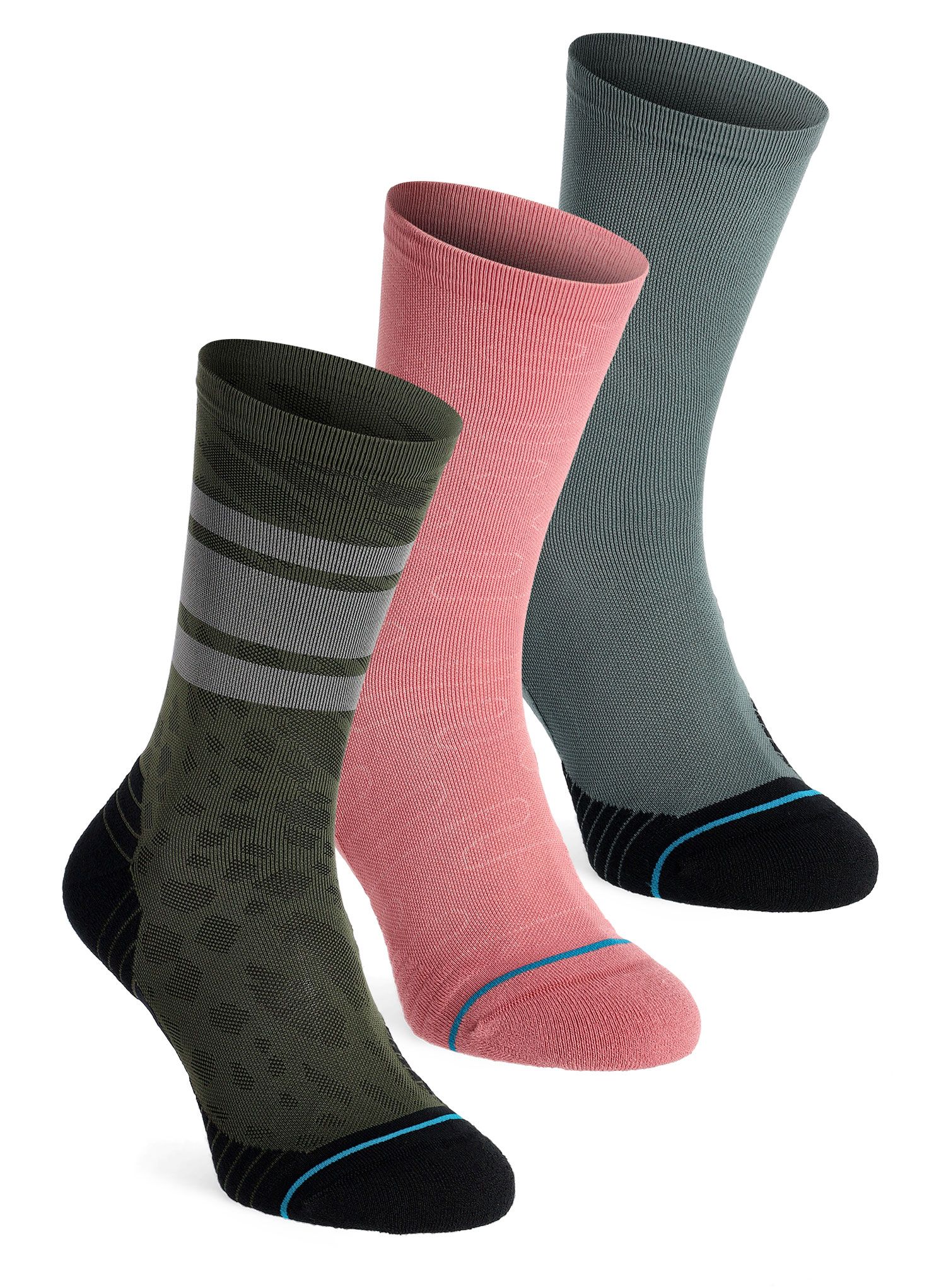 Ponožky na běhání Stance Dimensions 3 Pack - multi