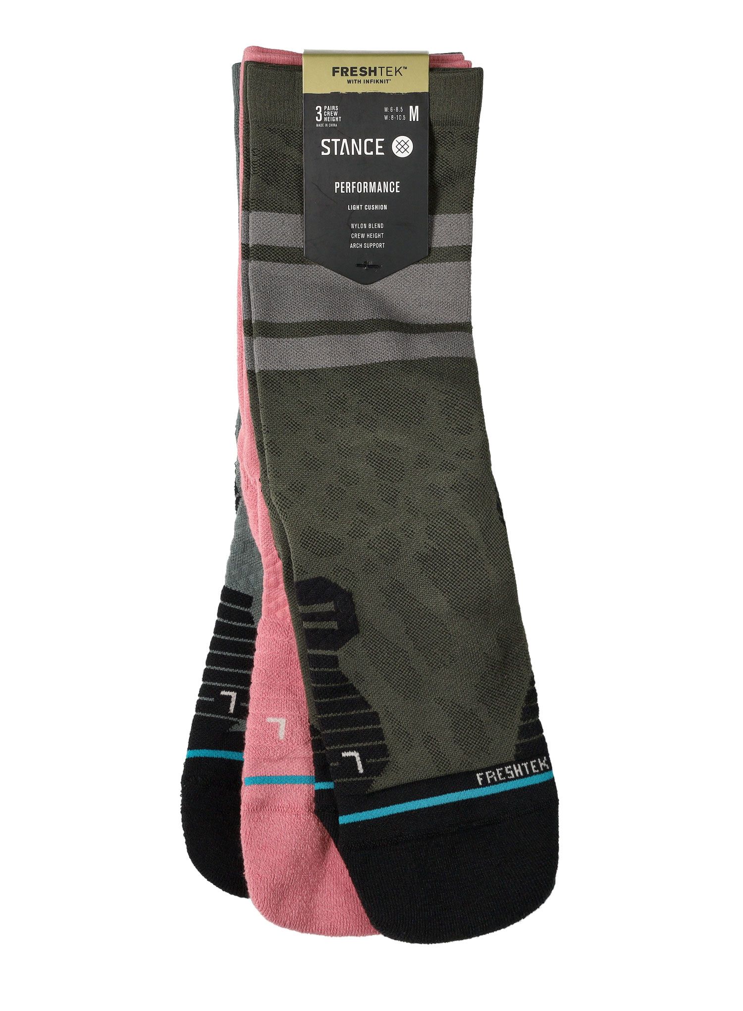 Ponožky na běhání Stance Dimensions 3 Pack - multi