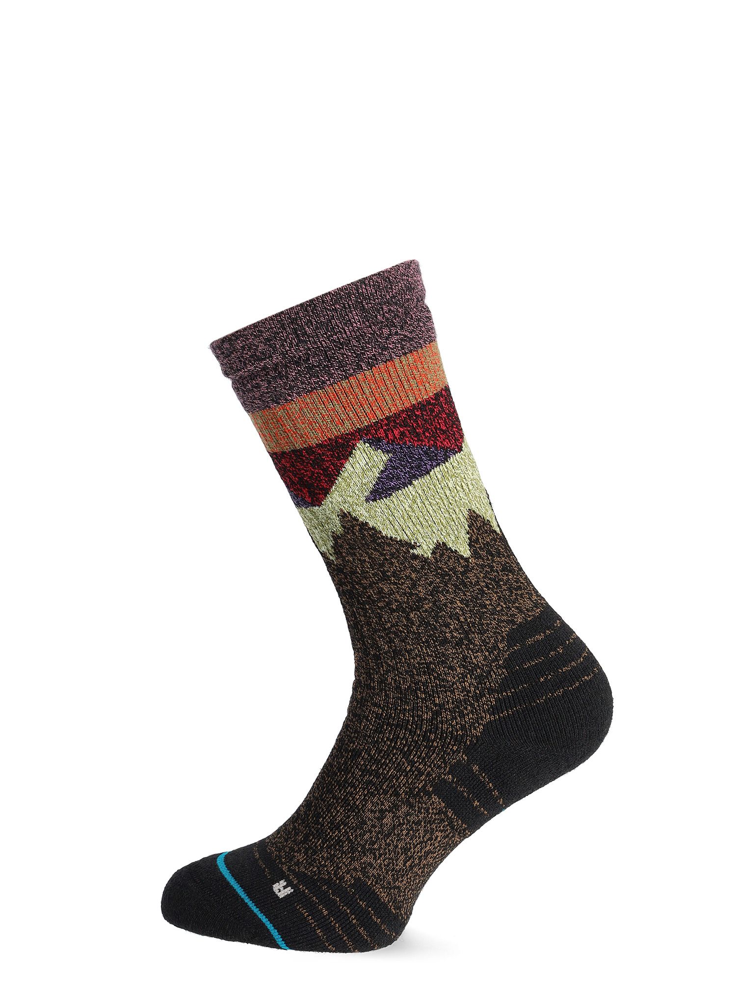 Turistické ponožky Stance Divided - black brown