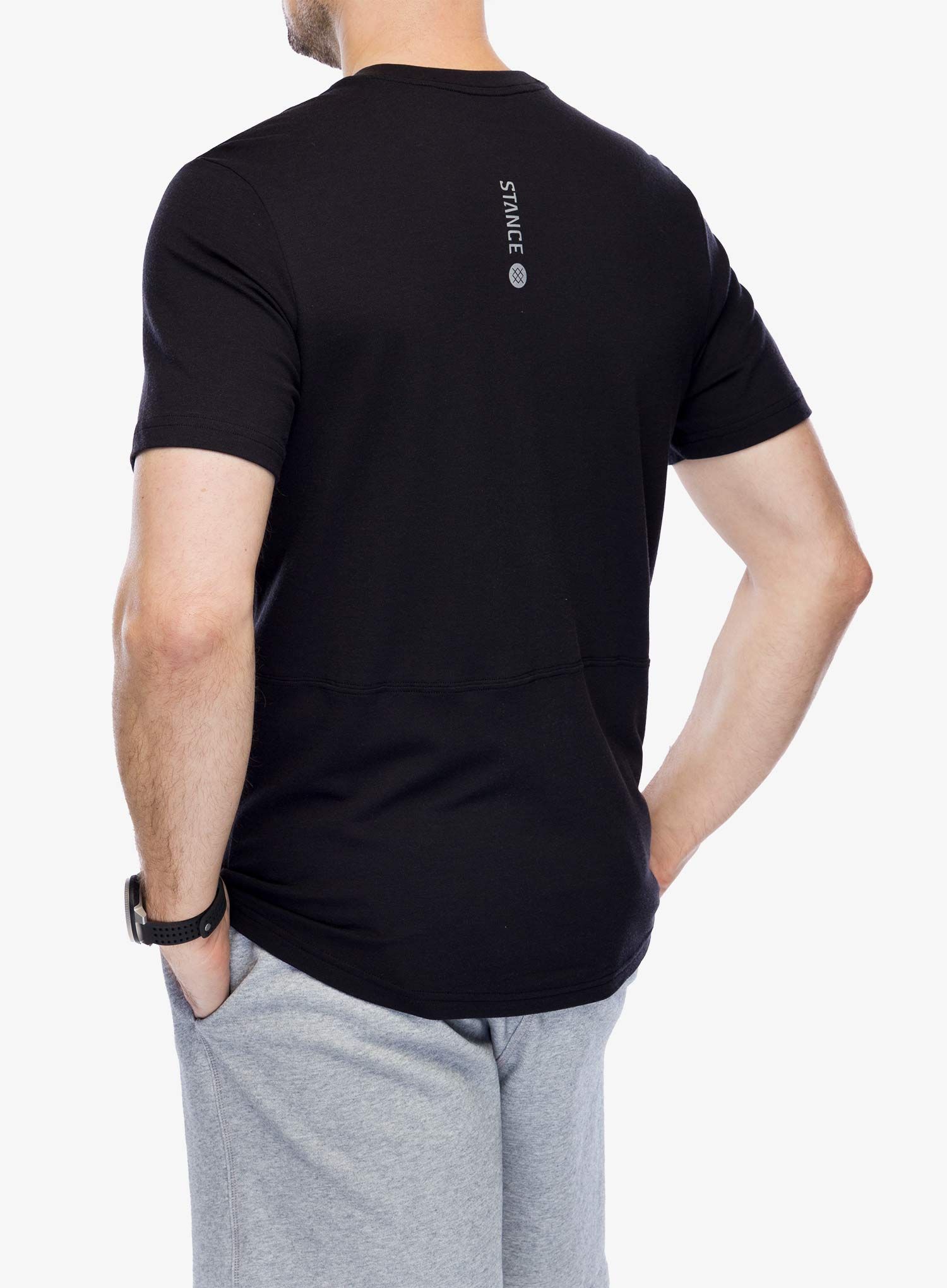 Tričko Stance Fragment Perf SS - black