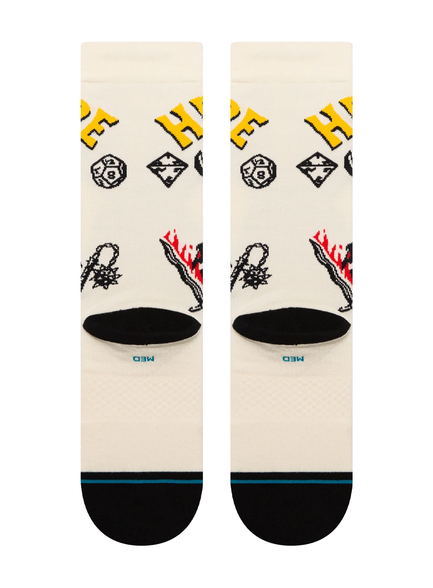 Ponožky Stance Hellfire - vintage white