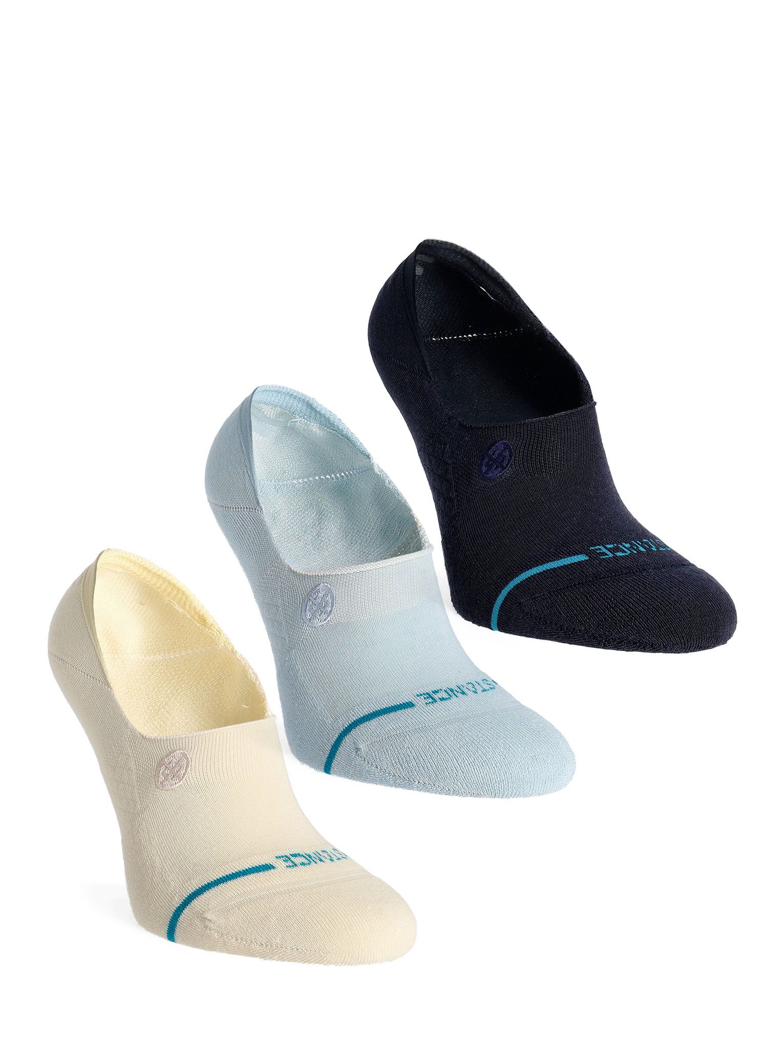 Ponožky Stance Icon No Show 3 Pack - blue