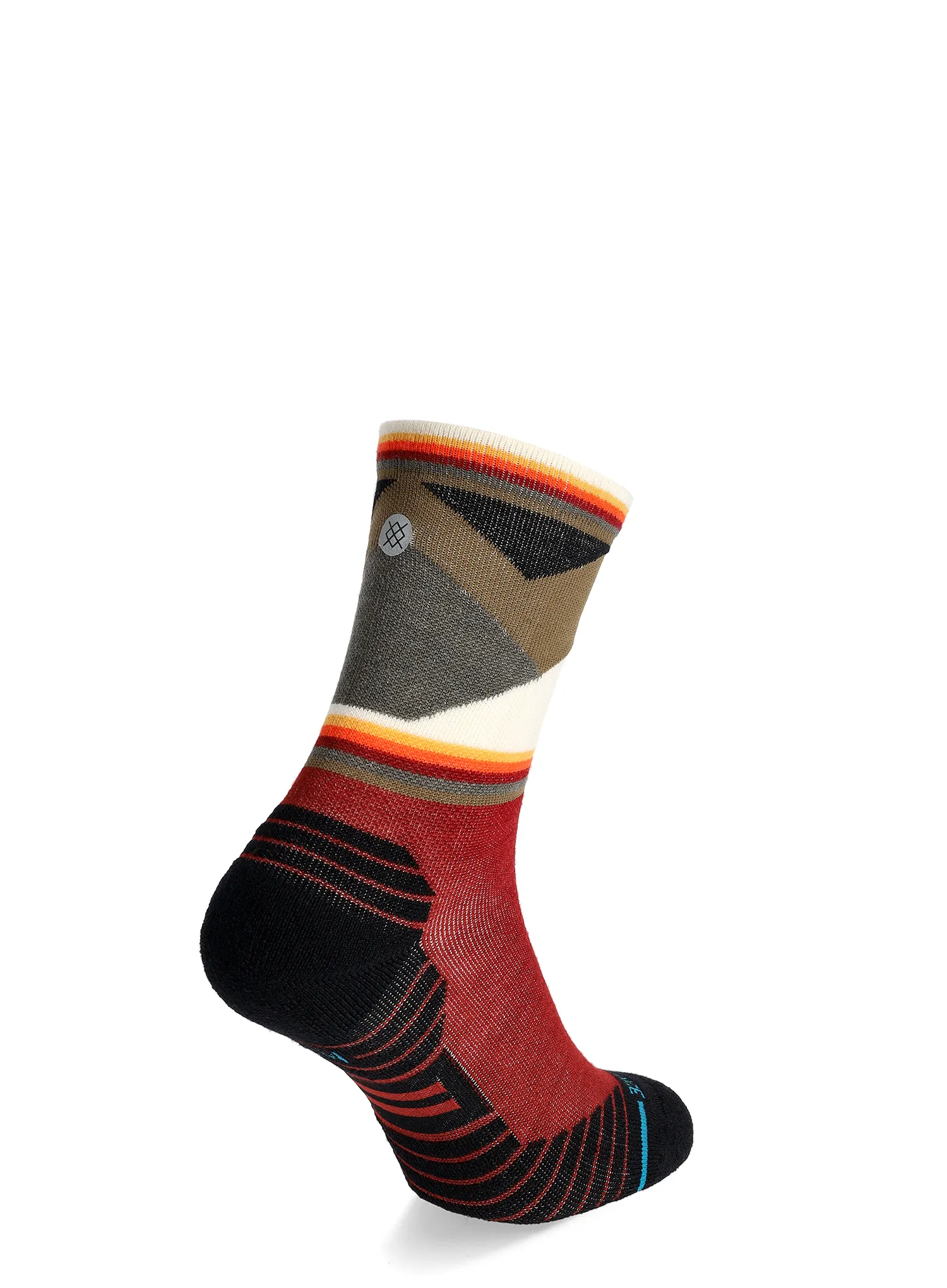 Trekové ponožky Stance Jimmy Chin Mid Wool Crew - red