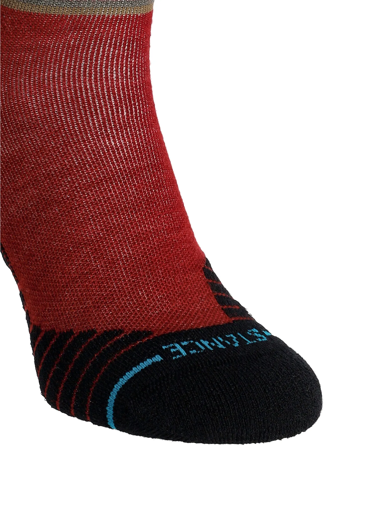 Trekové ponožky Stance Jimmy Chin Mid Wool Crew - red