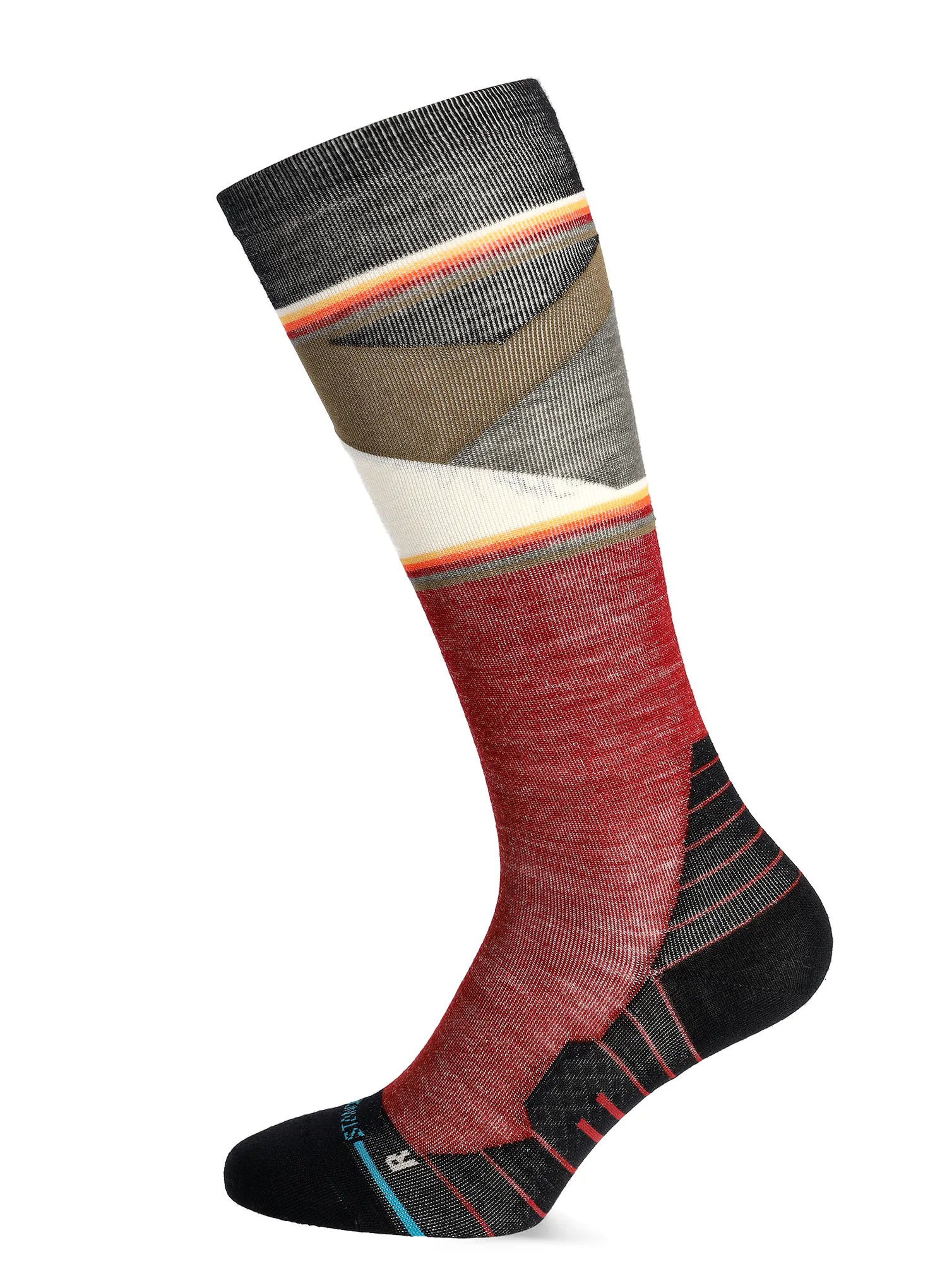 Lyžařské ponožky Stance Jimmy Chin UL Wool Snow - red