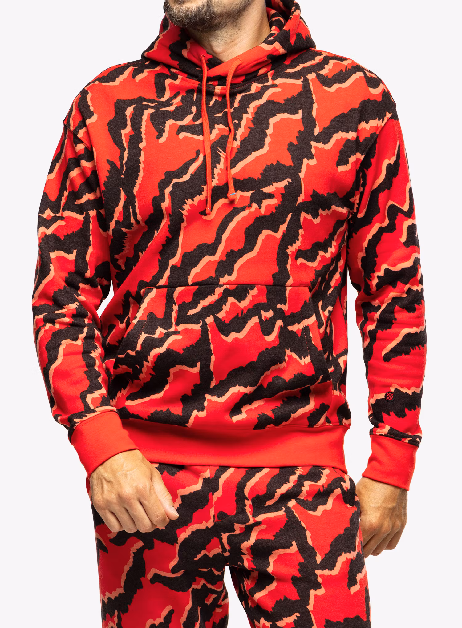 Mikina s kapucí Stance Mercury Hoodie - red