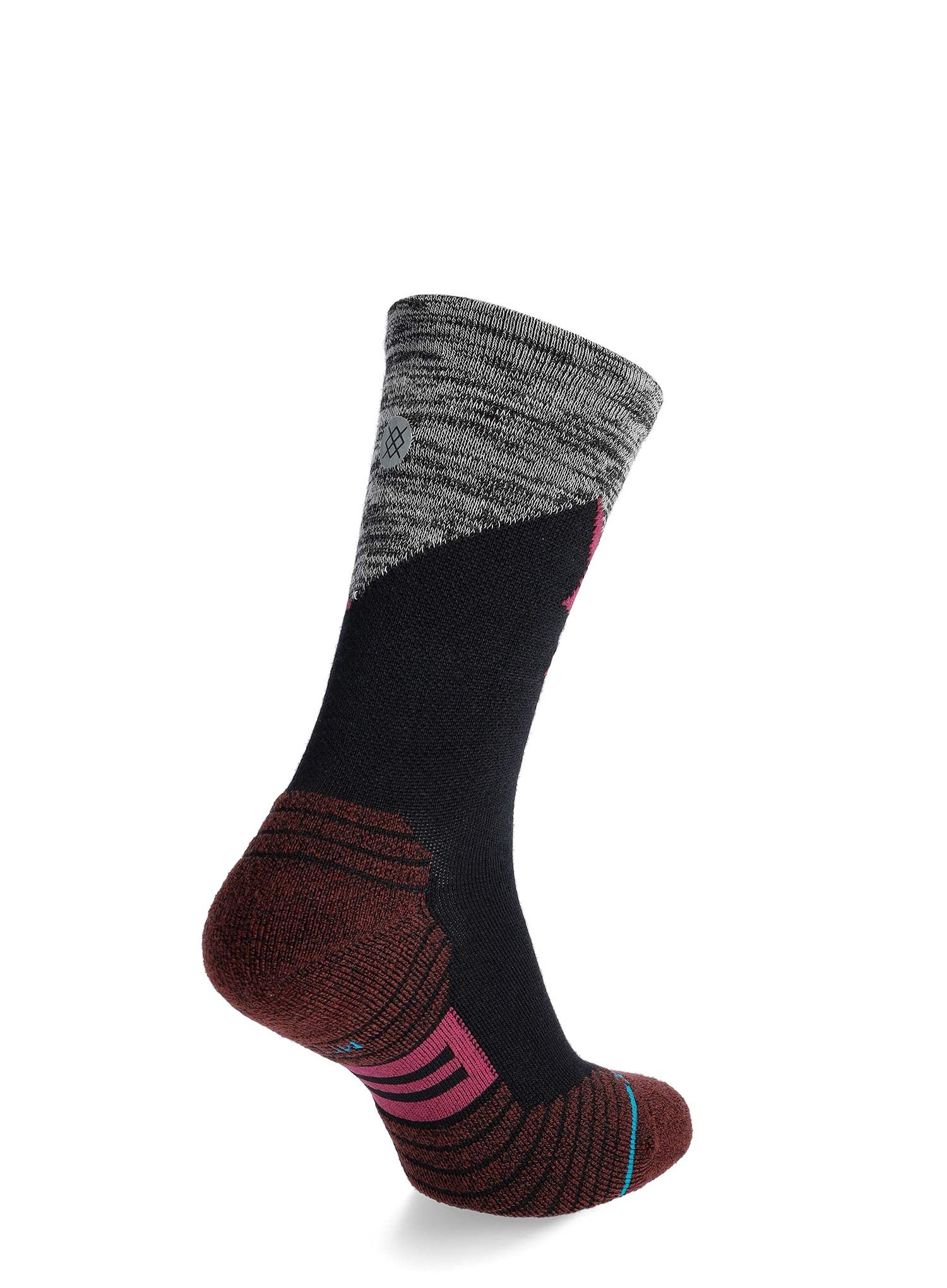 Trekové ponožky Stance Mid Wool Crew - berry