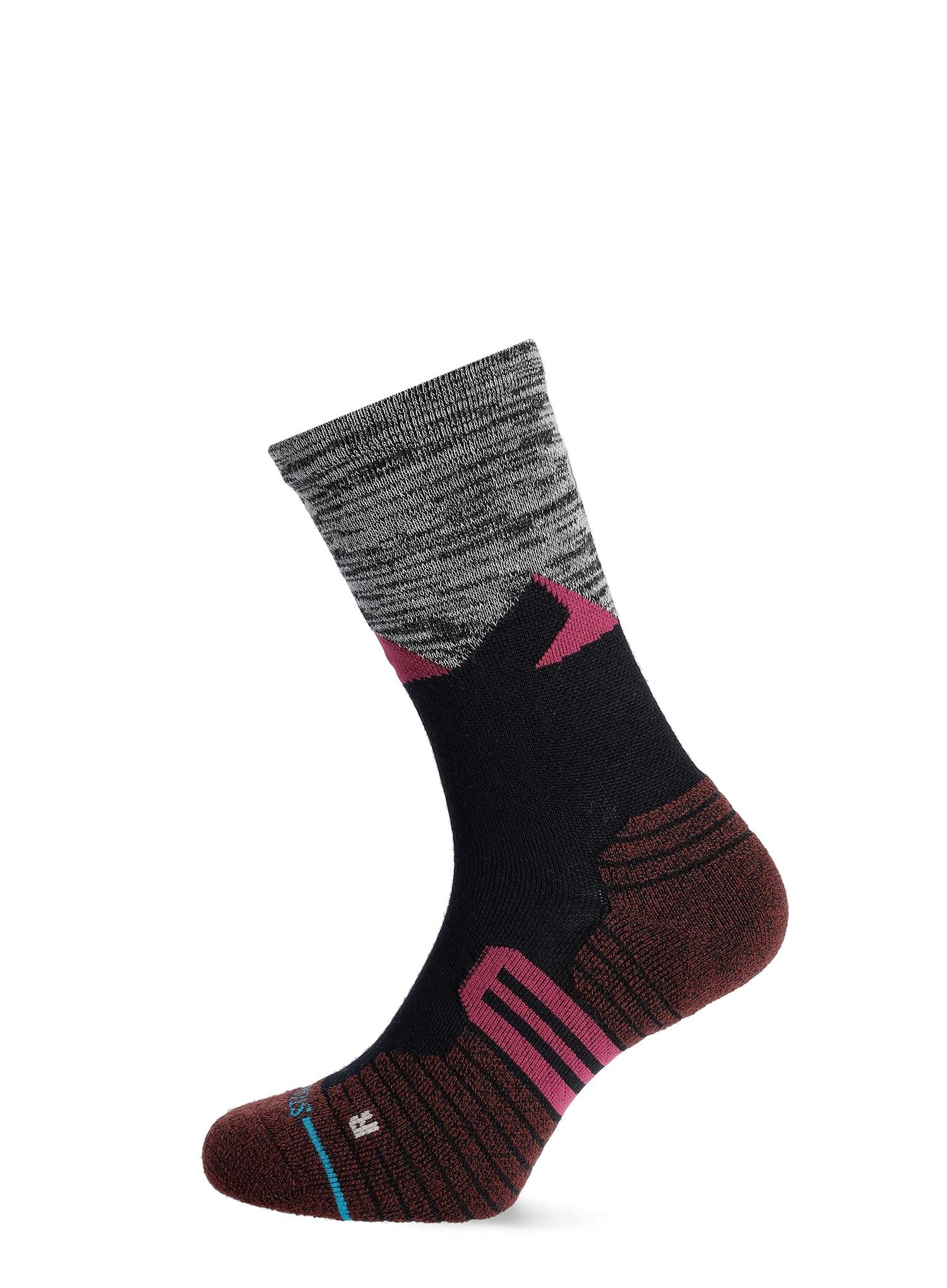 Trekové ponožky Stance Mid Wool Crew - berry
