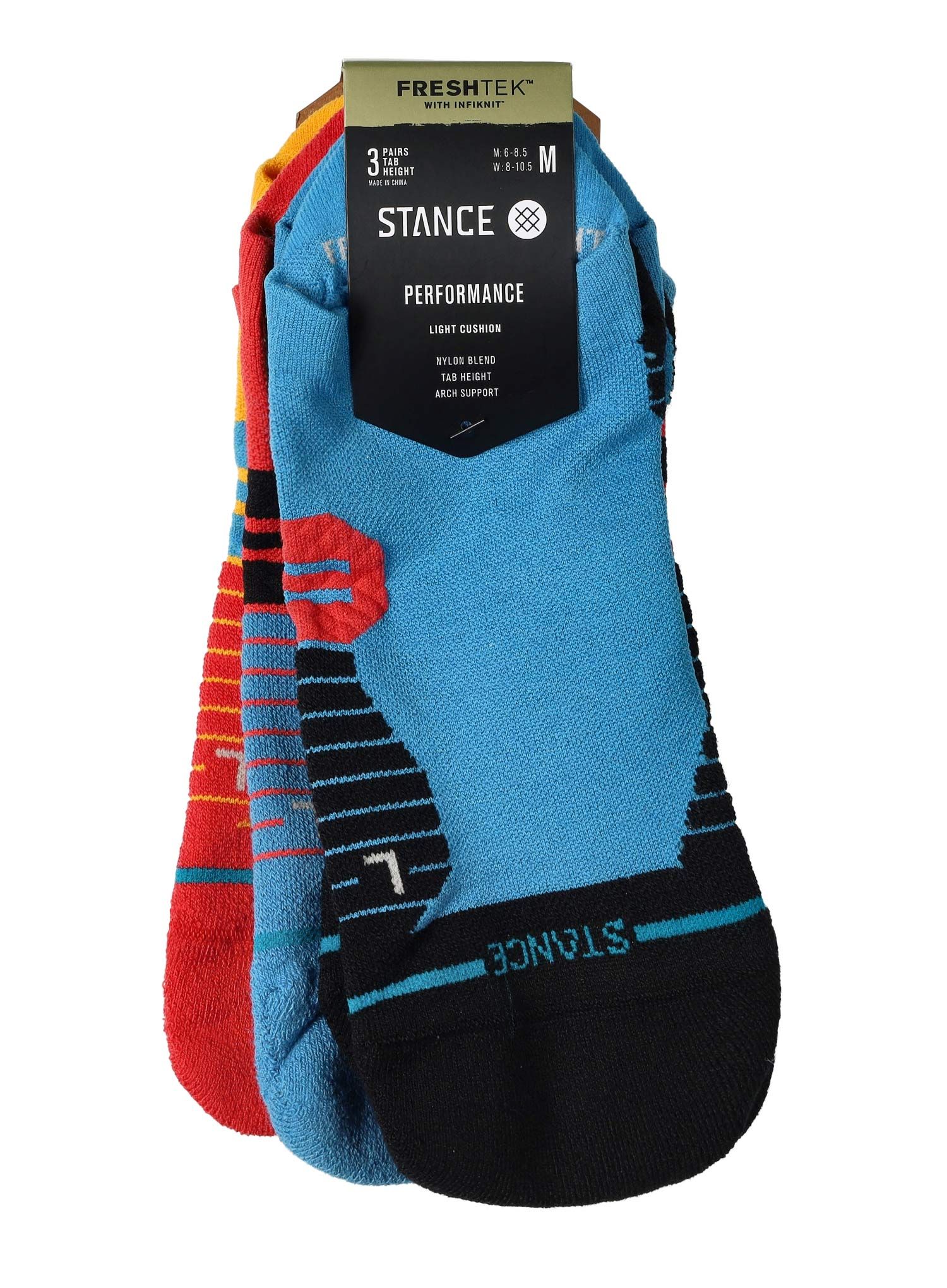 Ponožky na běhání Stance Mixed 3 Pack - blue