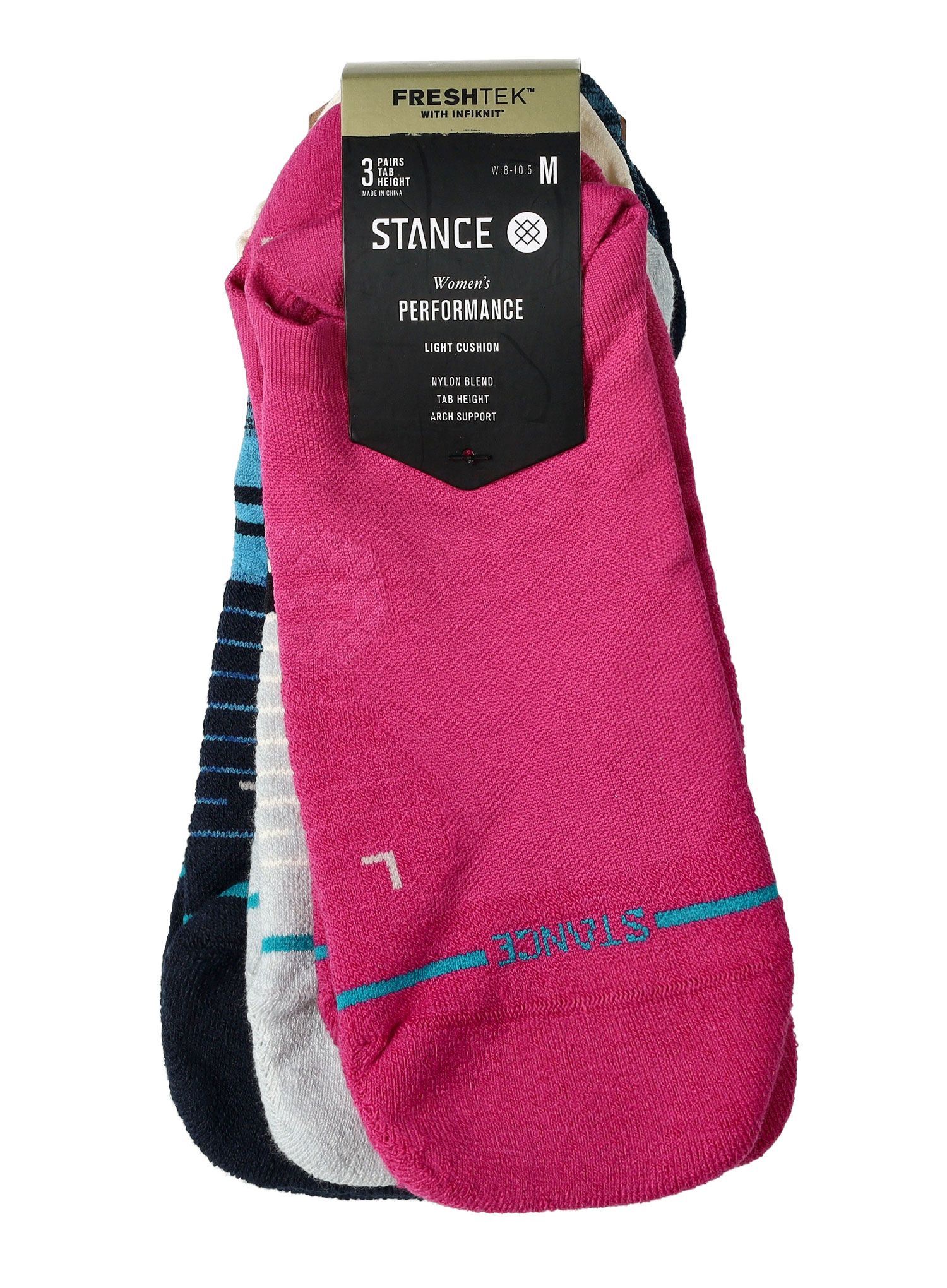Běžecké ponožky dámské Stance Pick It Up 3 Pack - magenta