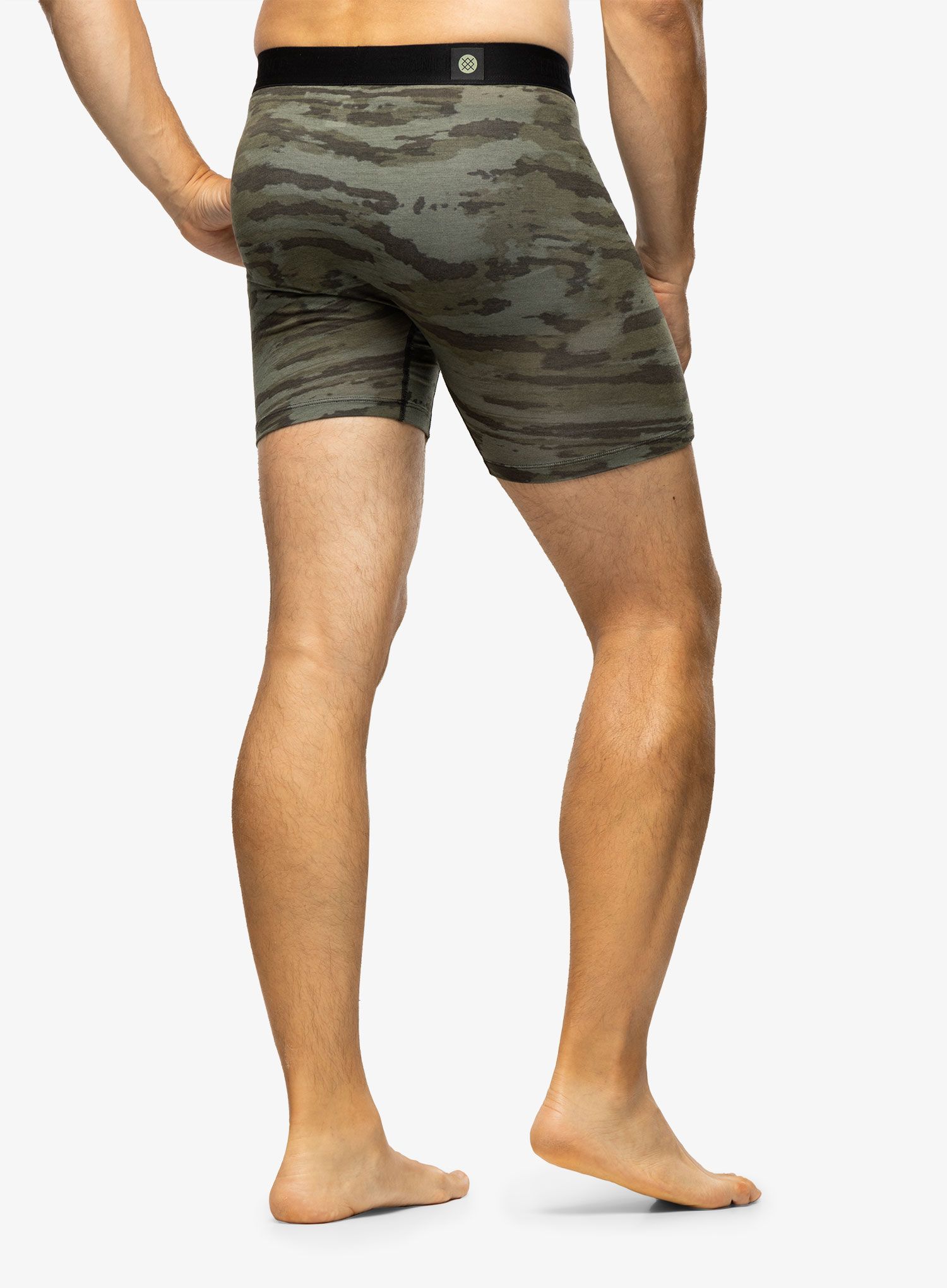 Termoaktivní boxerky Stance Ramp Camo Boxer Brief - armygreen