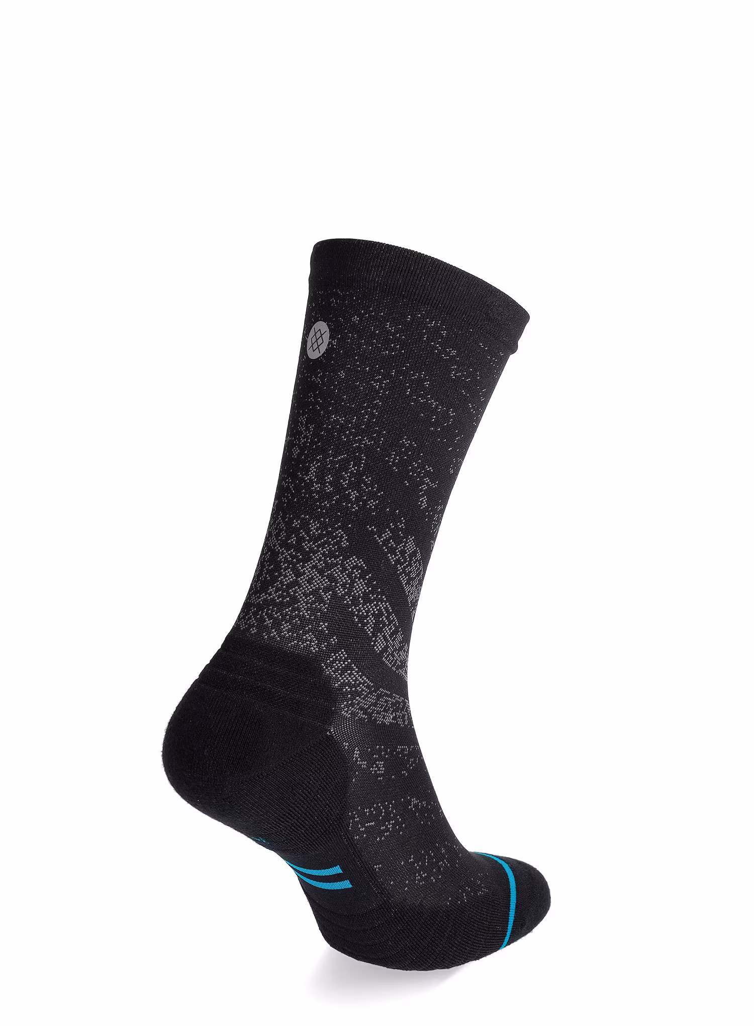 Ponožky na běhání Stance Run Light Crew - black