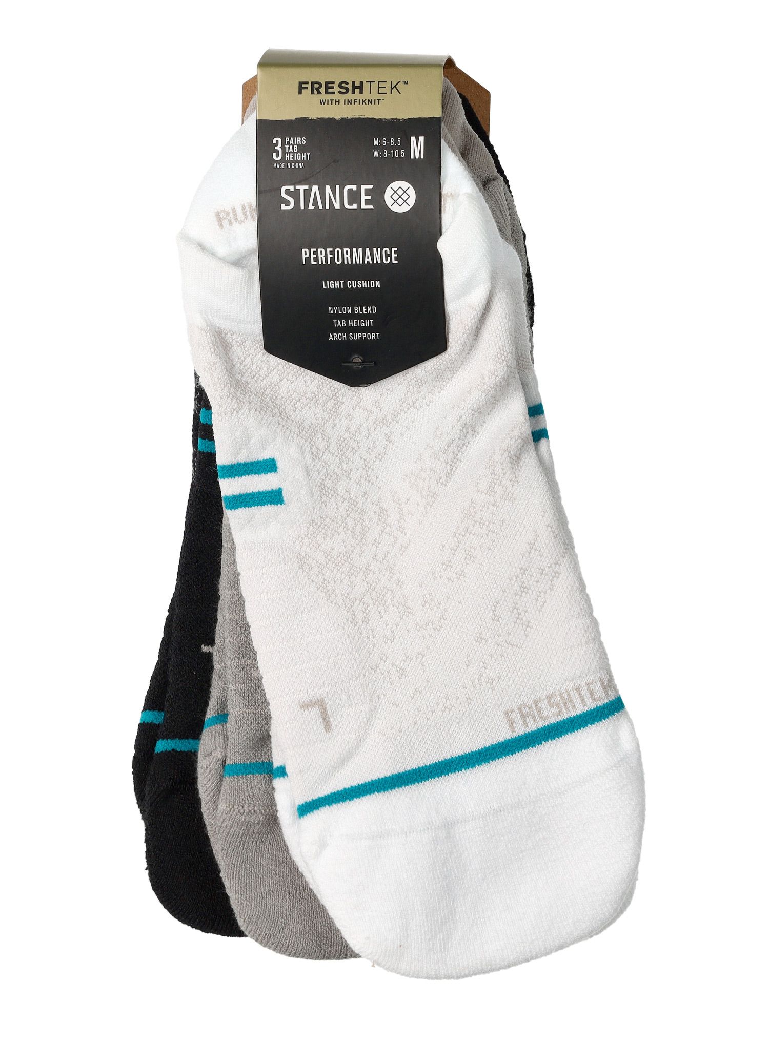 Ponožky na běhání Stance Run Light Tab 3 Pack - multi