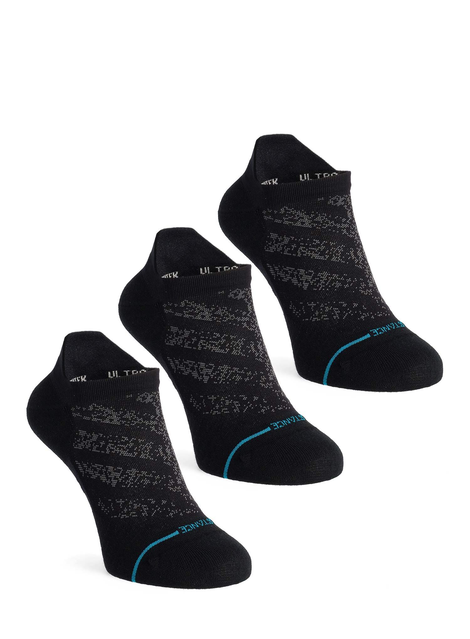 Ponožky na běhání Stance Run Ultralight Tab 3 Pack - black
