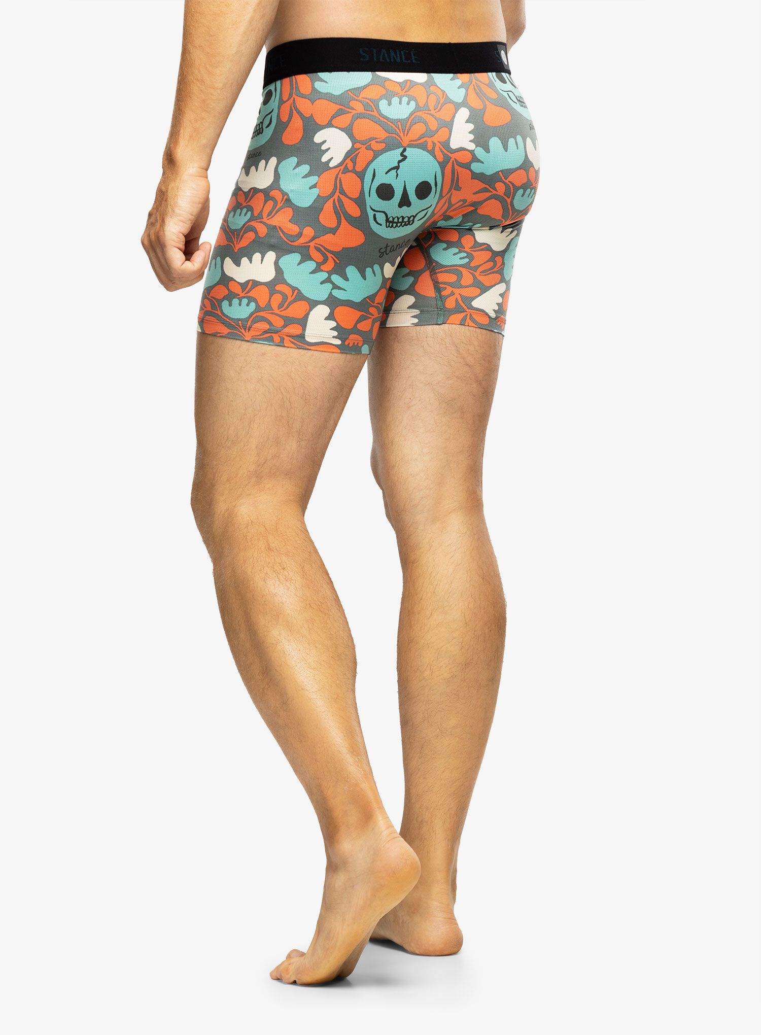 Termoaktivní boxerky Stance Skelly Nelly Wholester - teal