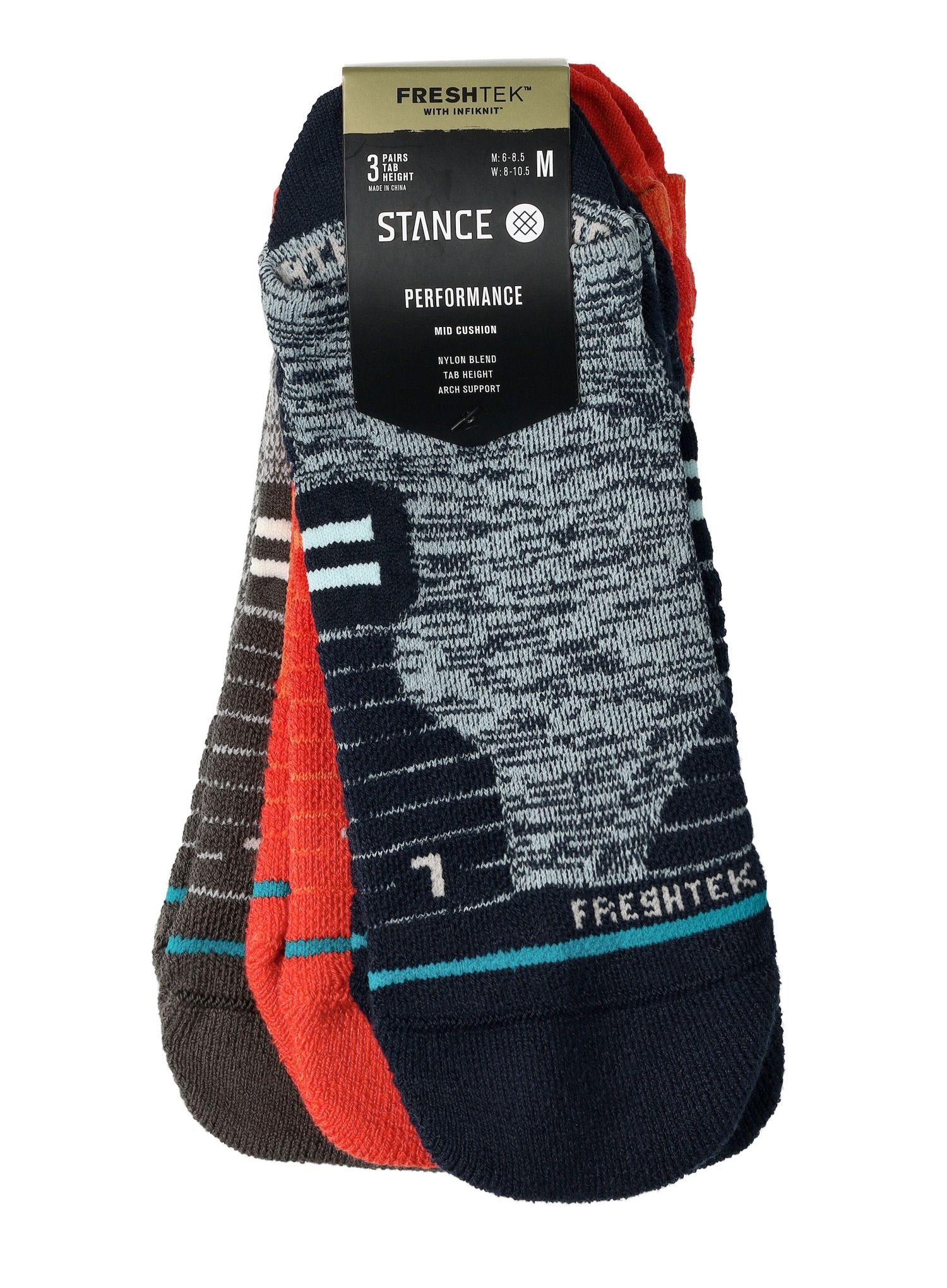 Ponožky Stance Tectonic 3 Pack - multi