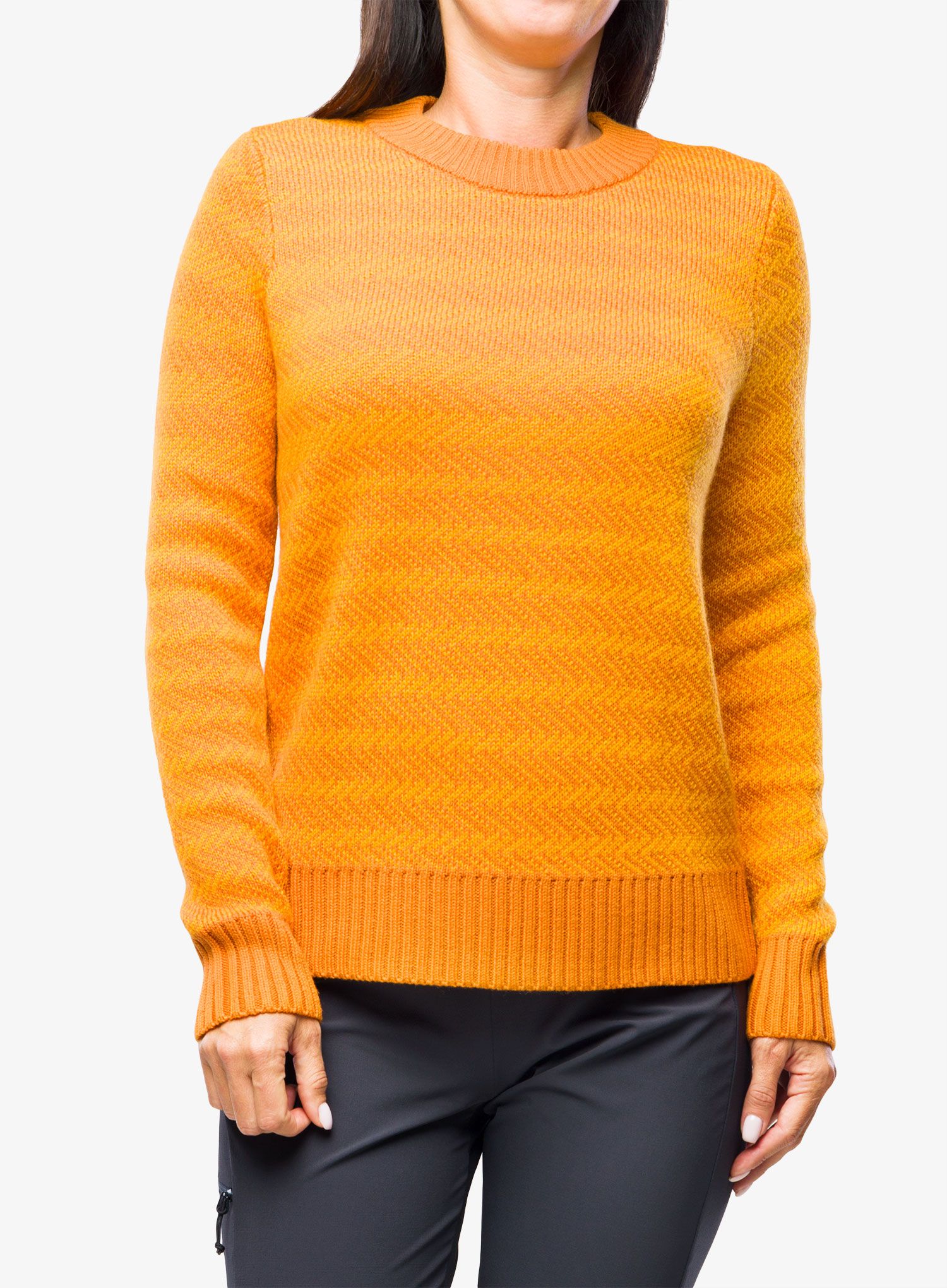 Dámský svetr Icebreaker Waypoint Crewe Sweater - earth/solar