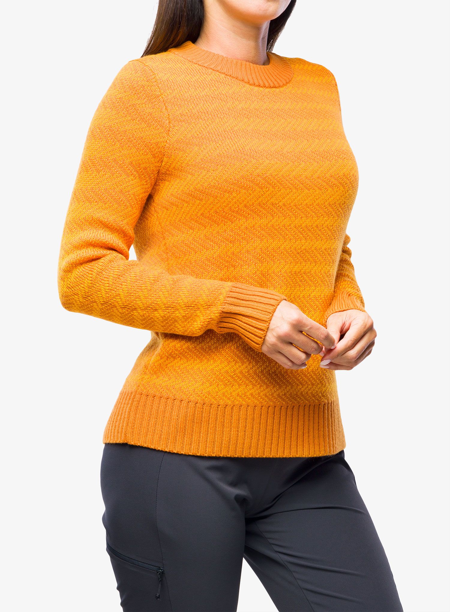 Dámský svetr Icebreaker Waypoint Crewe Sweater - earth/solar
