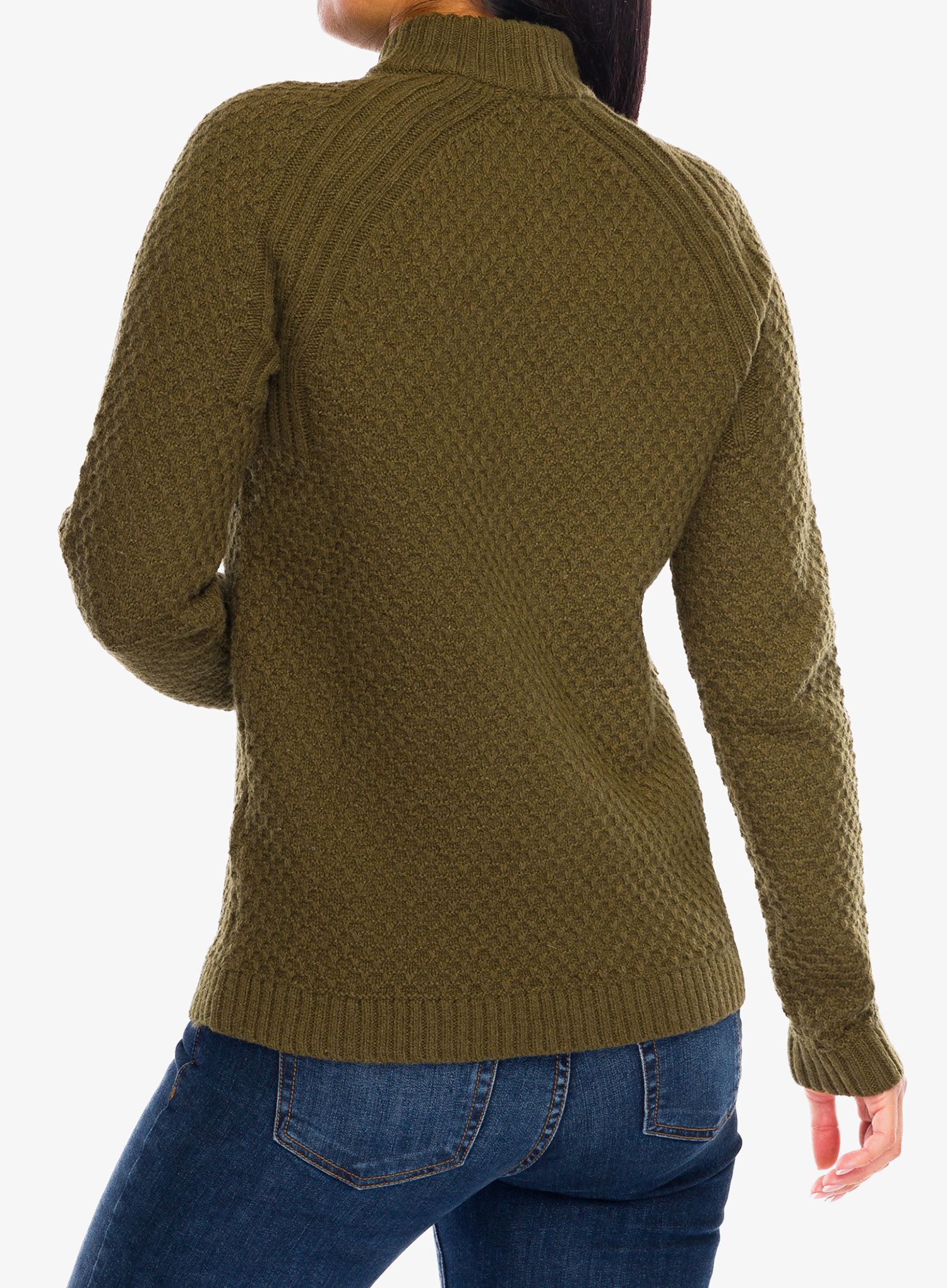 Dámský svetr Royal Robbins Westlands Mock Neck - dark olive