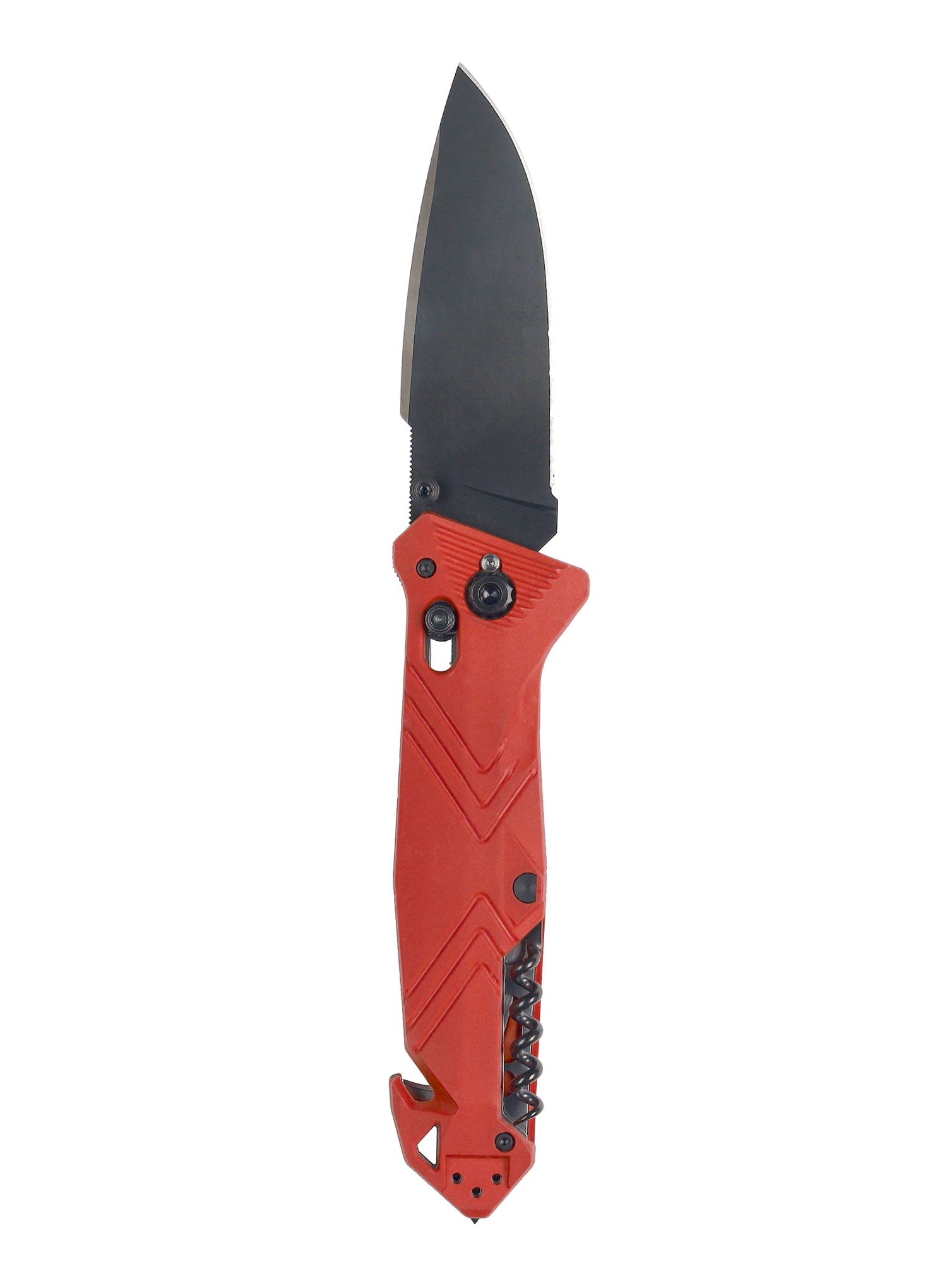 Skládací turistický nůž TB Outdoor CAC Serration - red