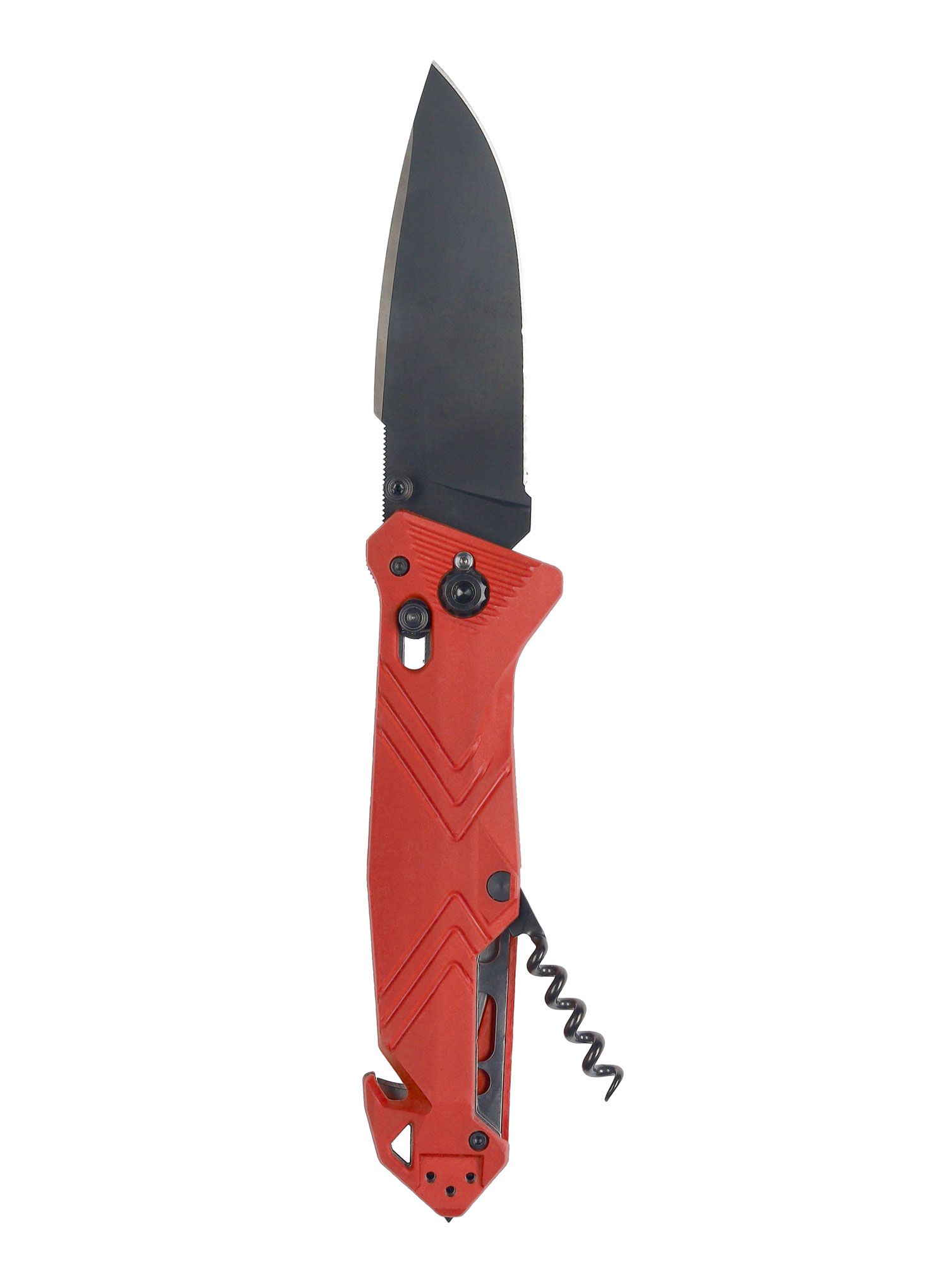 Skládací turistický nůž TB Outdoor CAC Serration - red