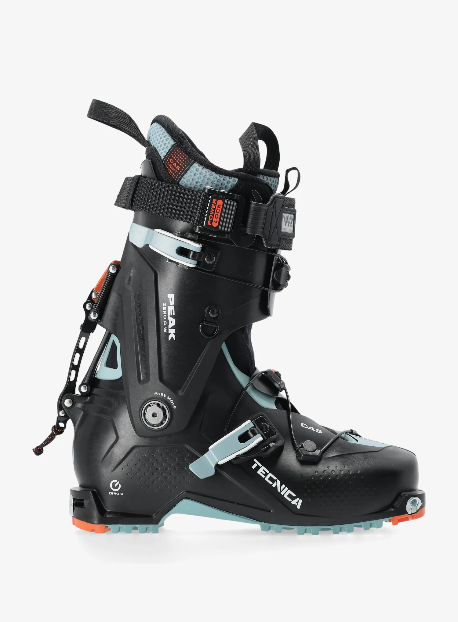 Dámské lyžařské boty TECNICA Zero G Peak - black/lichen blue