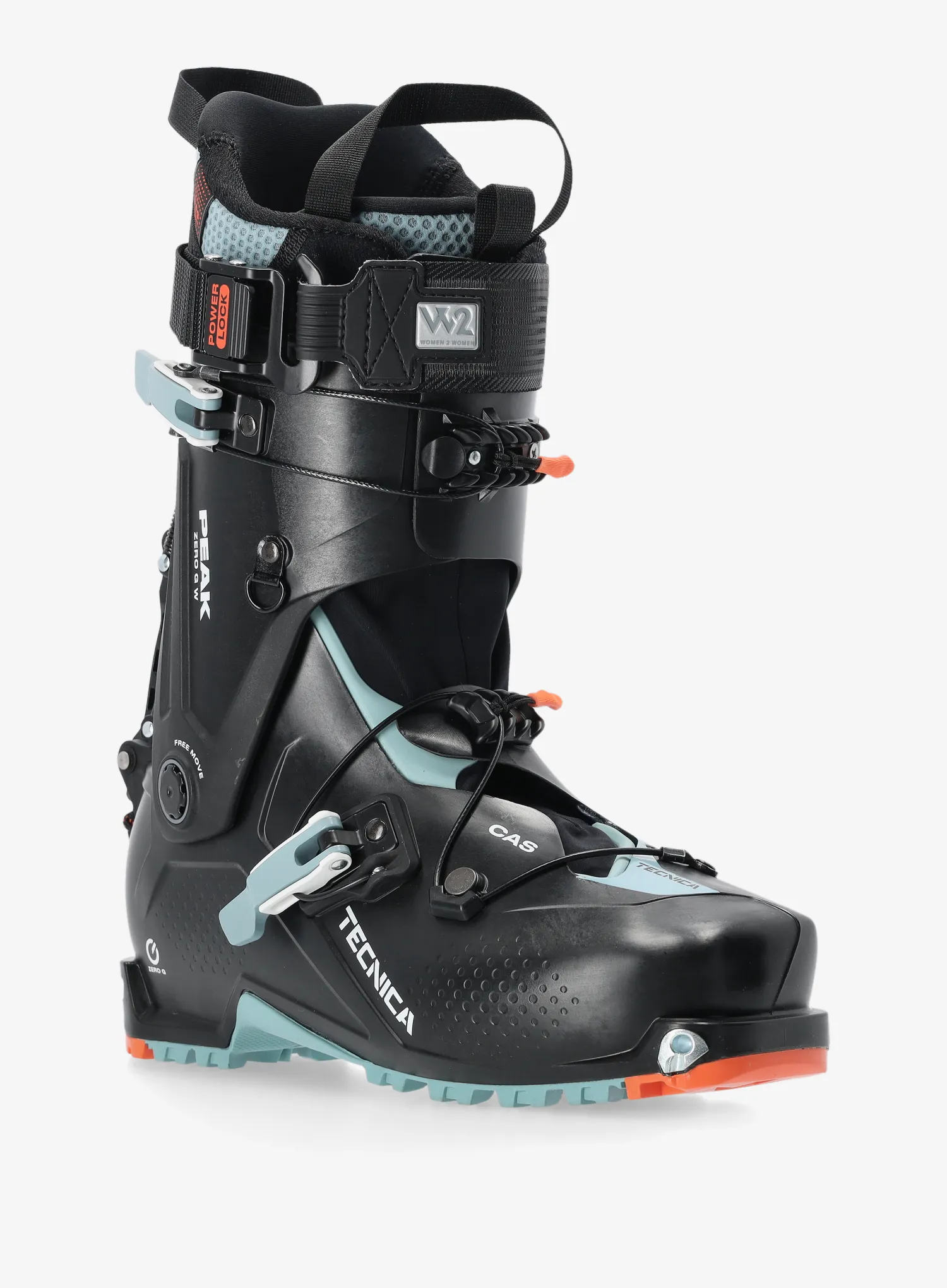 Dámské lyžařské boty TECNICA Zero G Peak - black/lichen blue