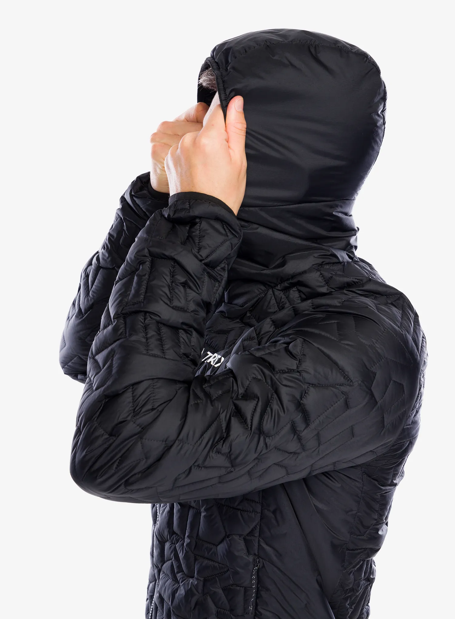 Zateplená bunda adidas TERREX Xperior PrimaLoft Loose Fill Insulated Hooded Jkt - black