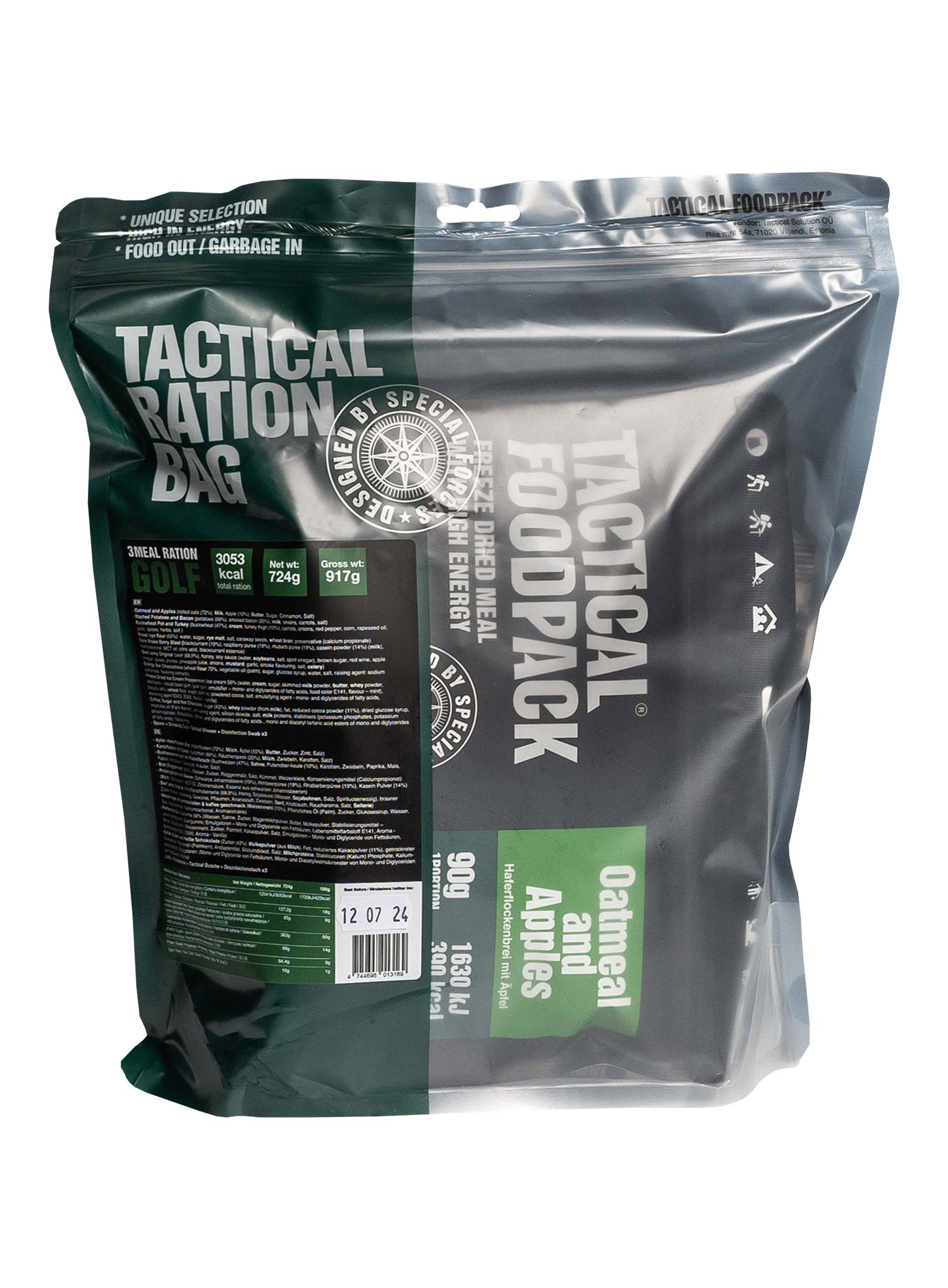 Sada Tactical FoodPack 3 Meal ration Golf