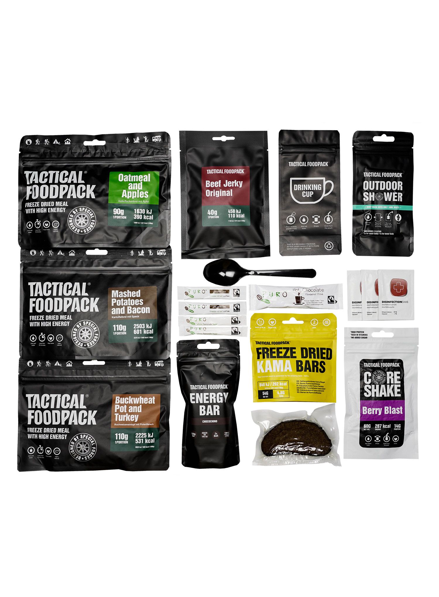 Sada Tactical FoodPack 3 Meal ration Golf