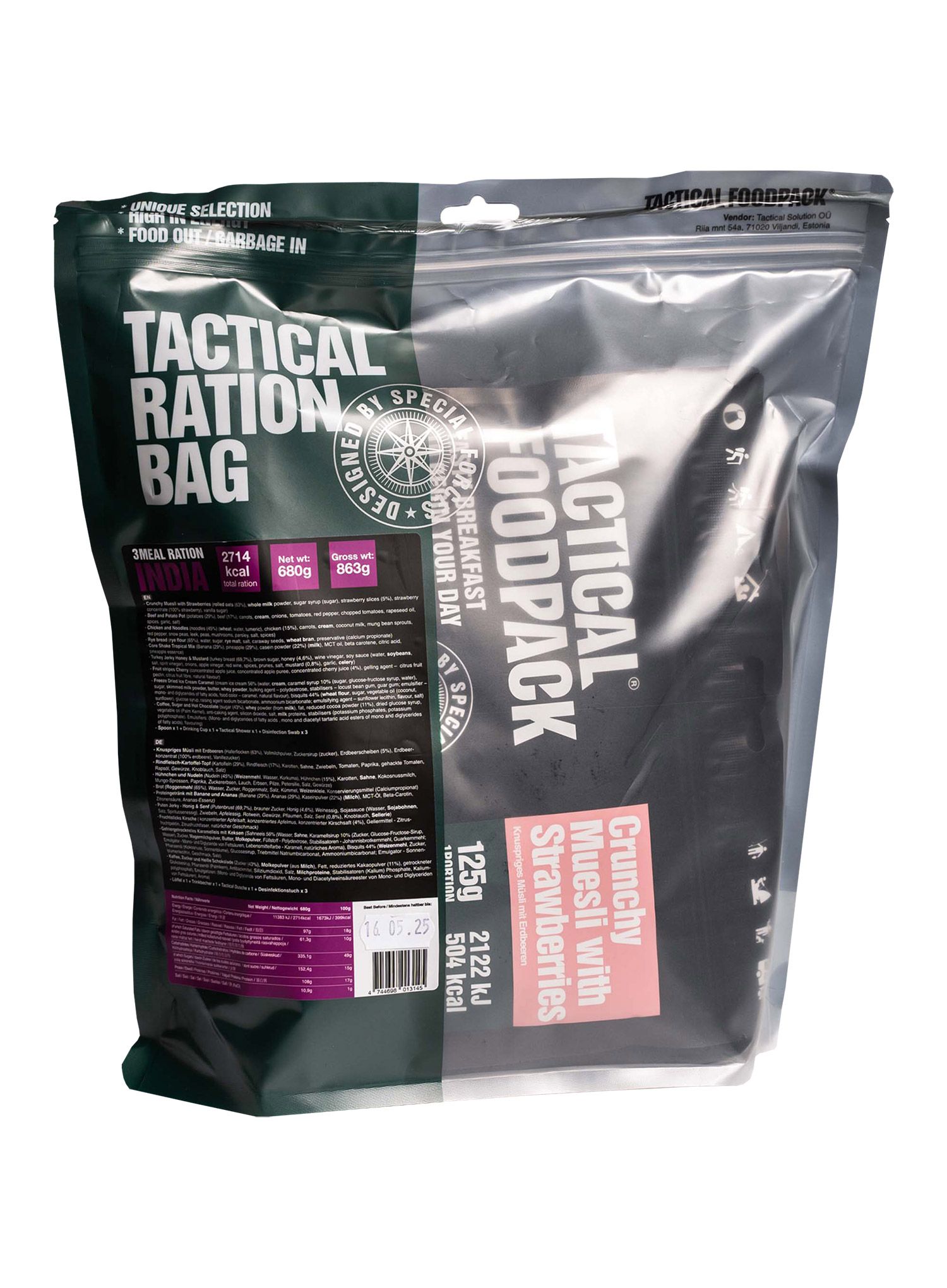 Sada Tactical FoodPack 3 Meal ration India