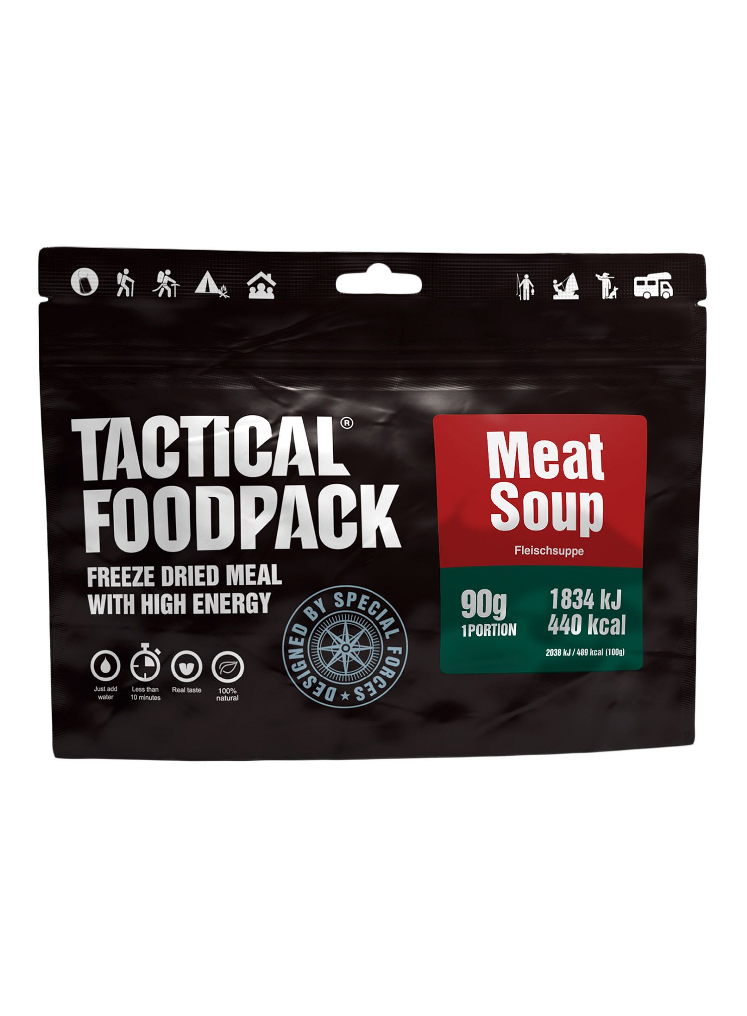 Lyofilizát Tactical Foodpack Masová polévka 490 g