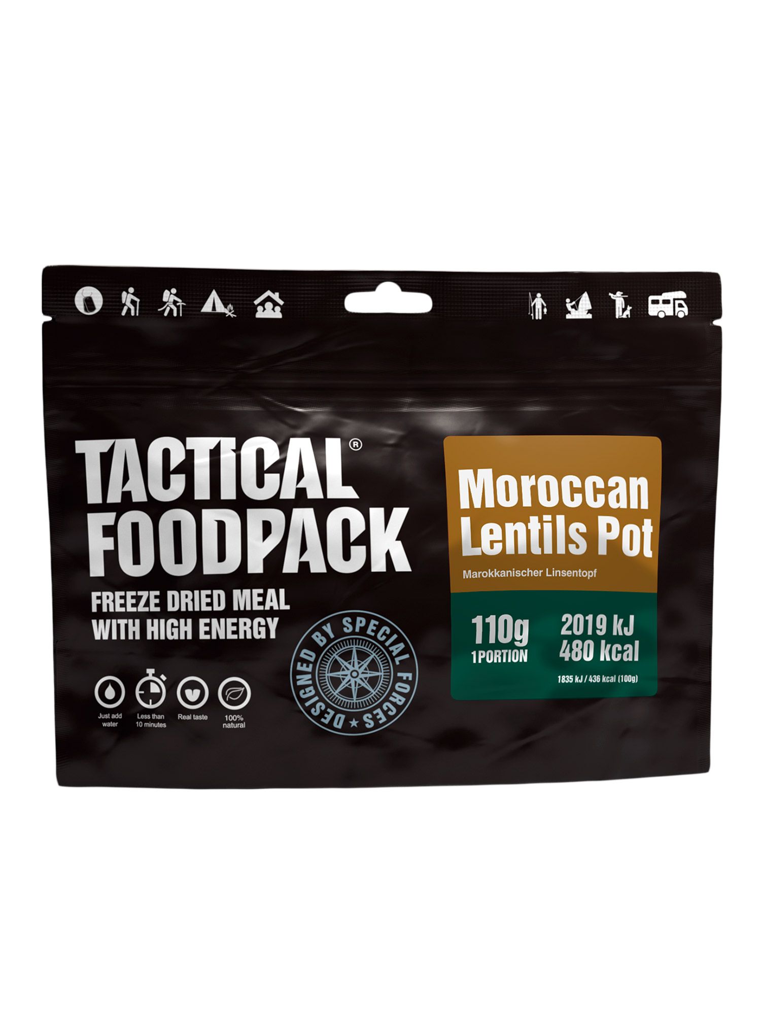 Lyofilizát Tactical Foodpack Marocký pokrm s čočkou 410 g