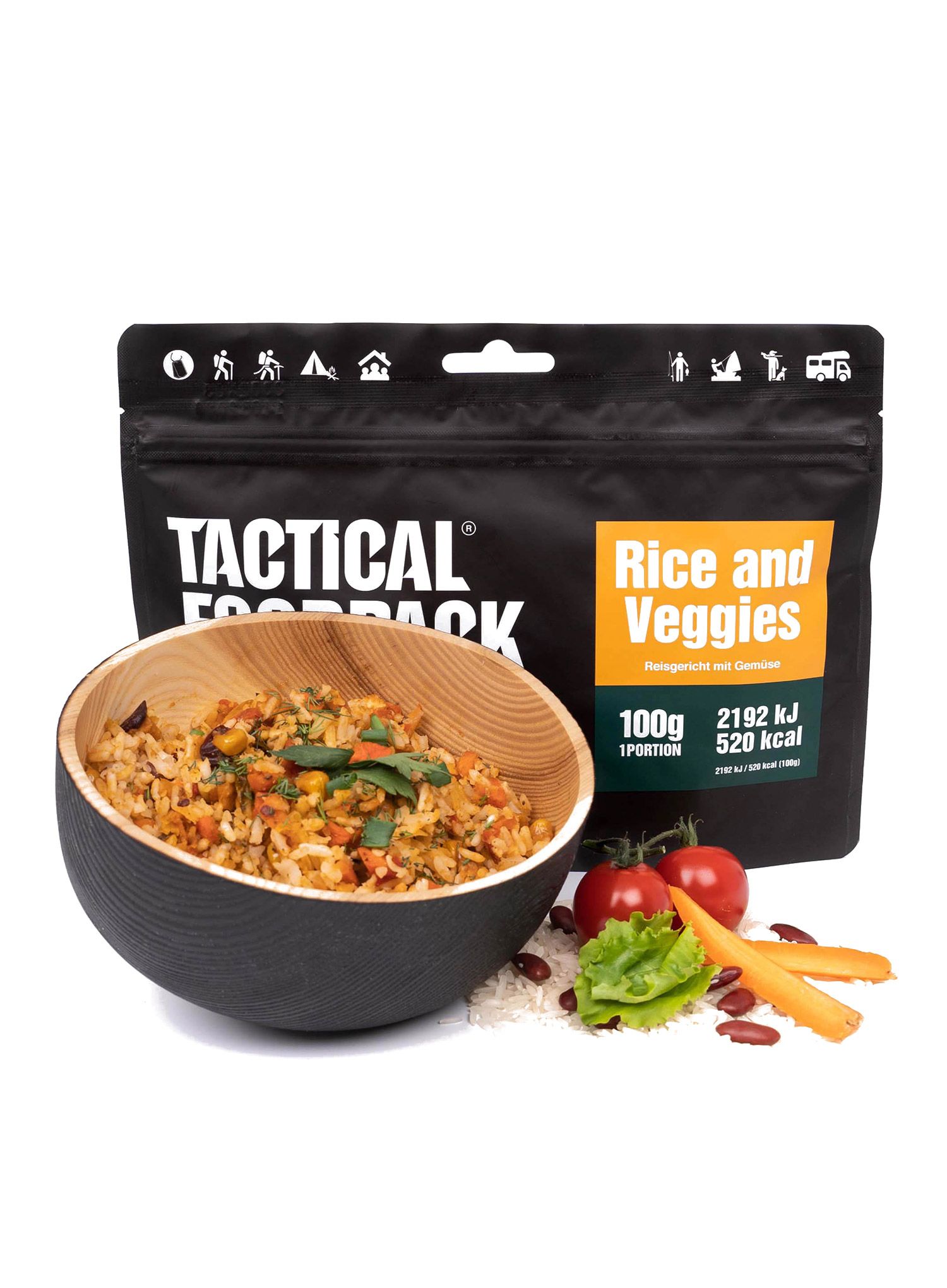 Lyofilizát Tactical Foodpack Rýže se zeleninou 400 g