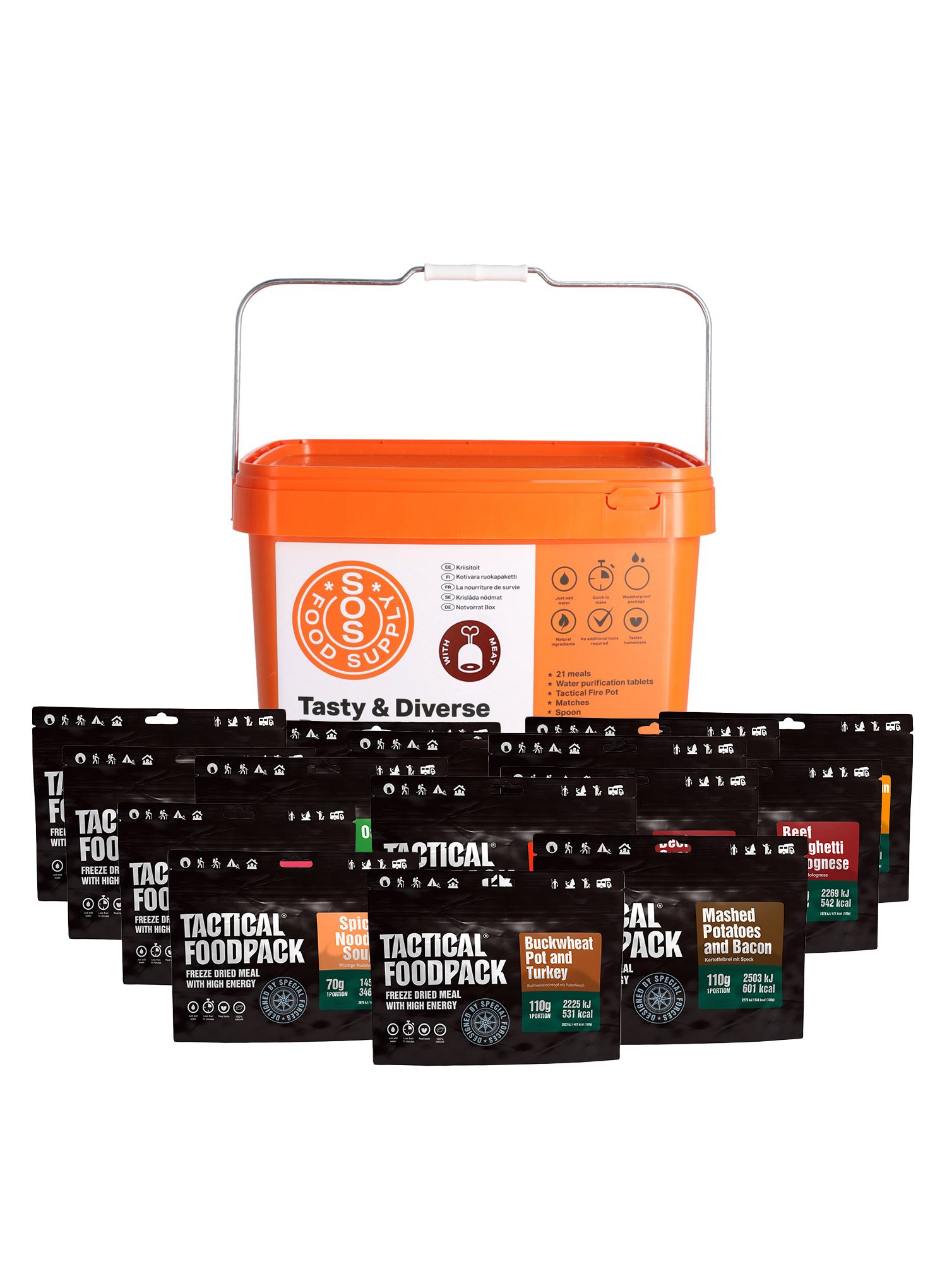 Sada Tactical FoodPack SOS with Meat