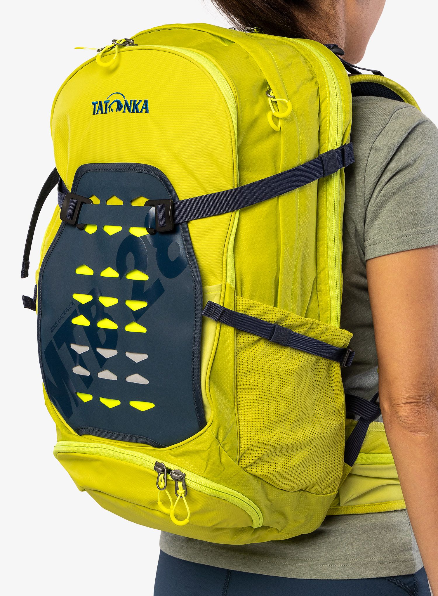 Cyklistický batoh Tatonka Bike Backpack MTB 28 - lime
