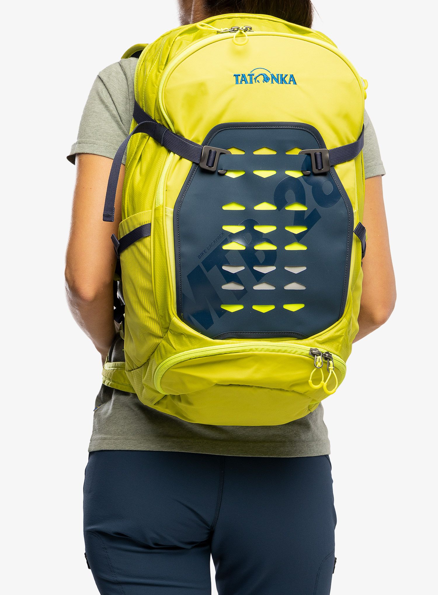 Cyklistický batoh Tatonka Bike Backpack MTB 28 - lime