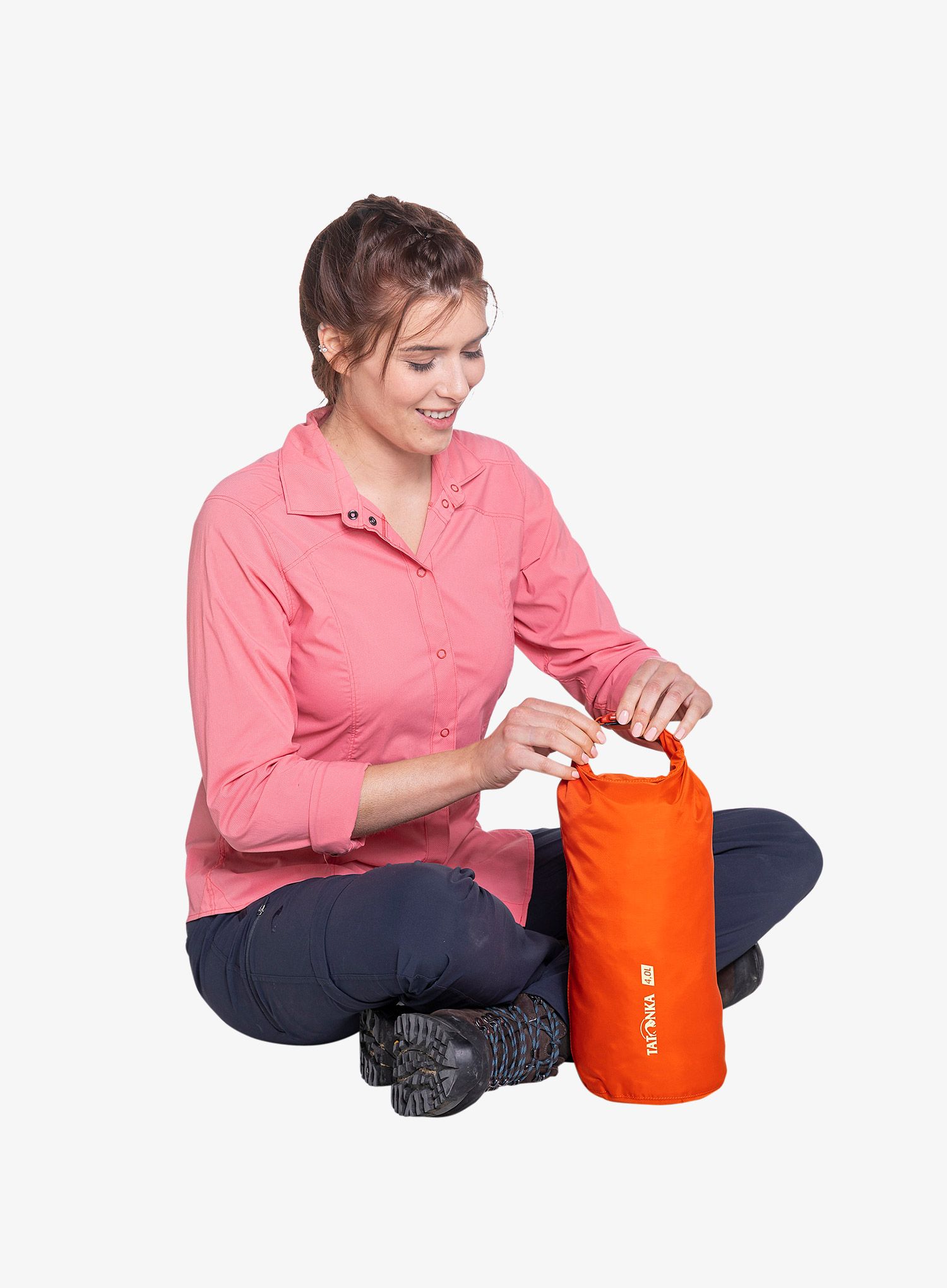 Vodotěsný vak Tatonka Dry Sack 4L - red orange
