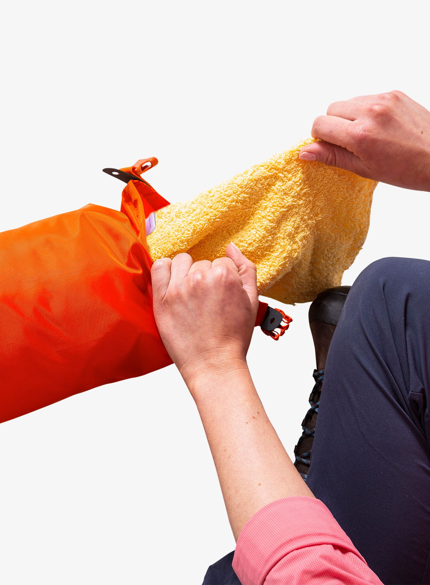 Vodotěsný vak Tatonka Dry Sack 4L - red orange