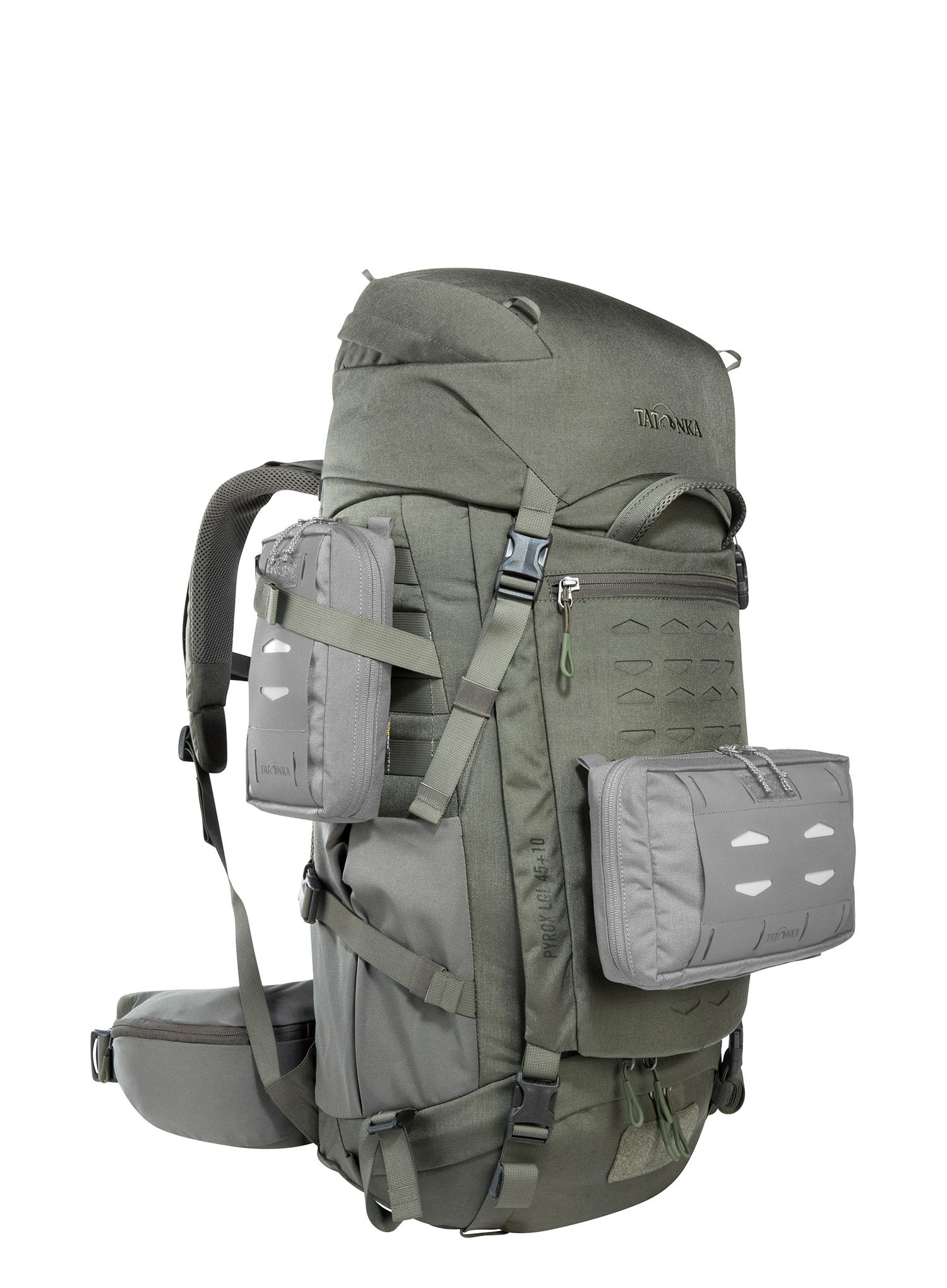 Trekový batoh Tatonka Pyrox 45+10 Bc - stone grey olive