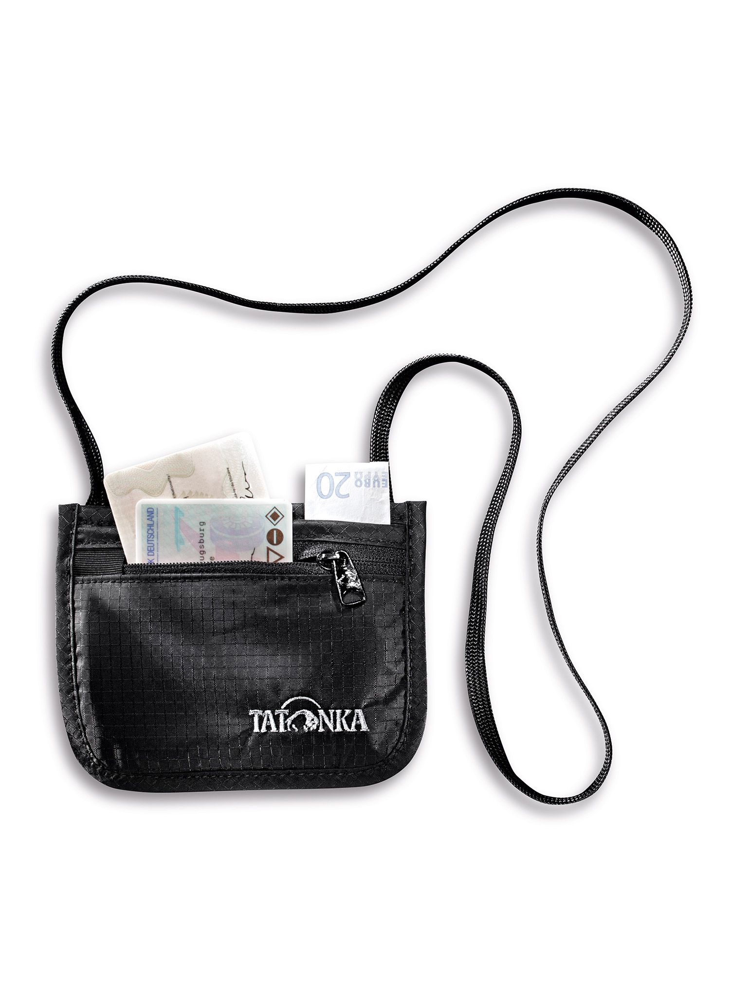 Kapsička na krk Tatonka Skin ID Pocket - black