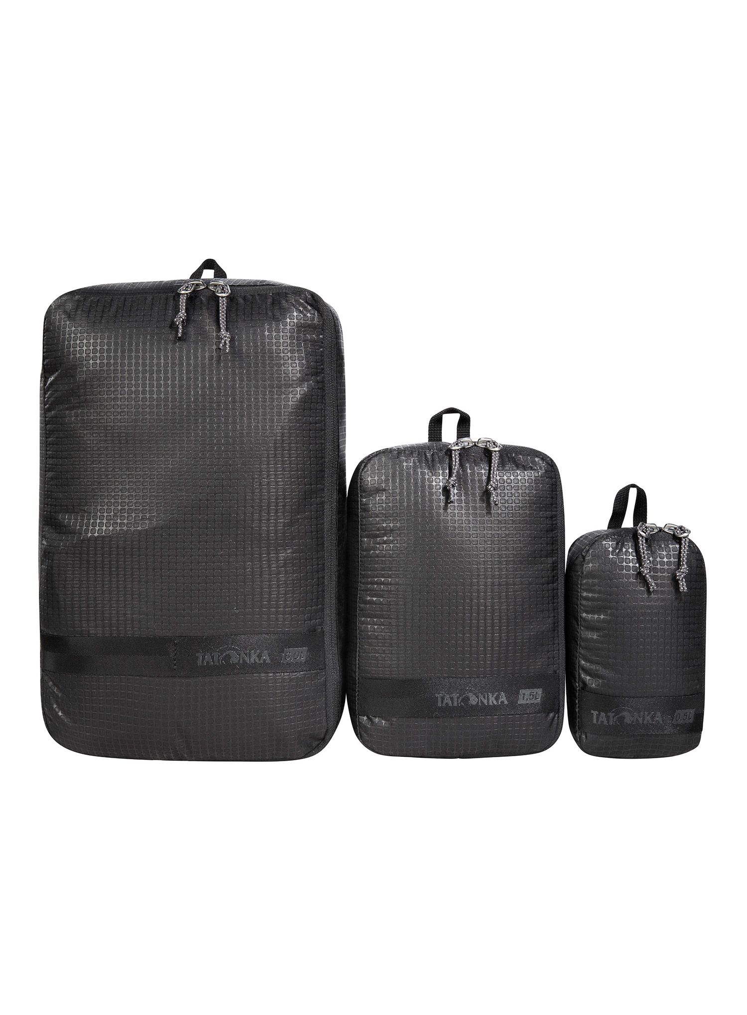 Sada organizérů Tatonka Stuffsack Zip Set III - black