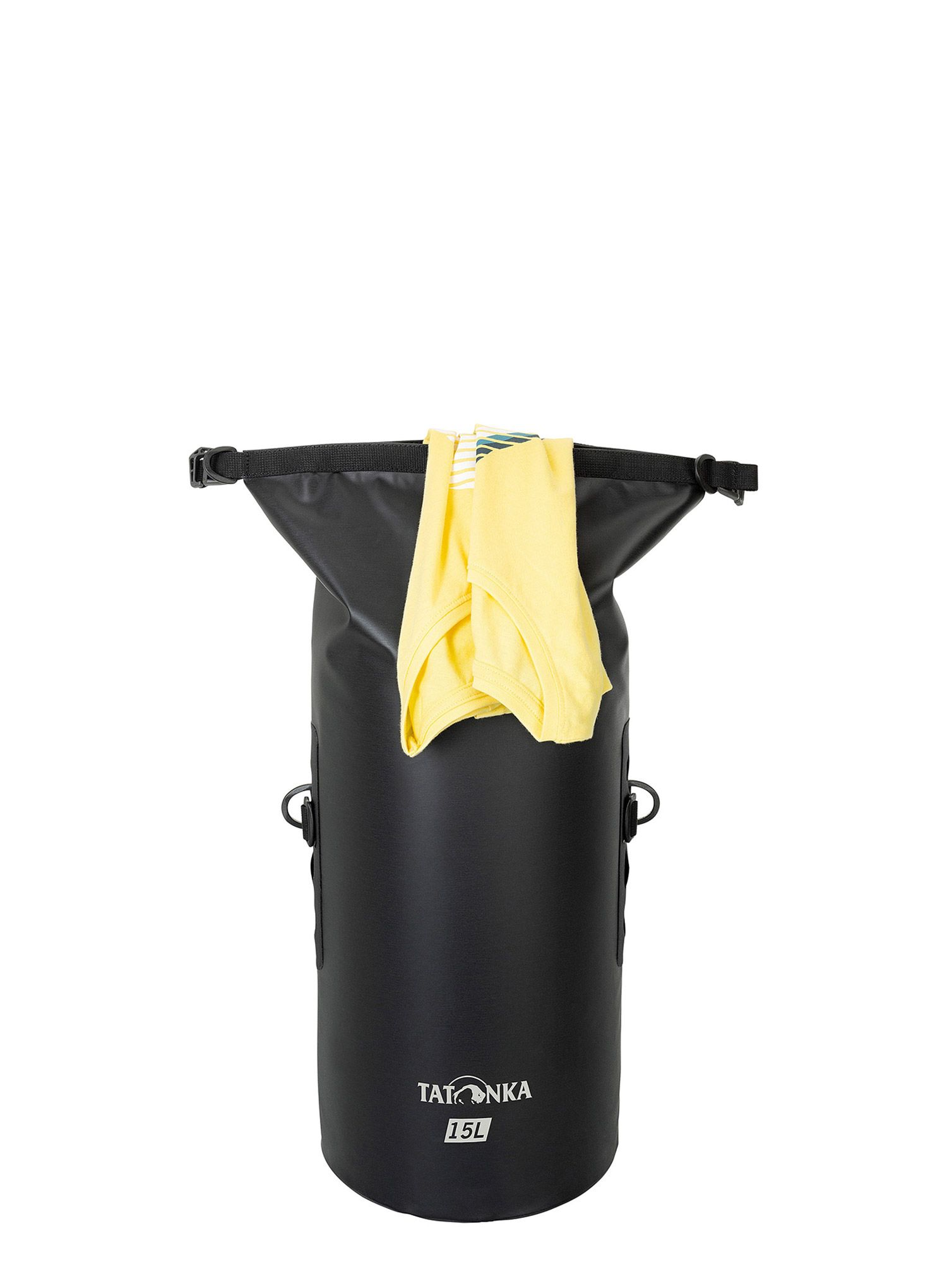 Vodotěsný vak Tatonka WP Stuffbag 15 L - black